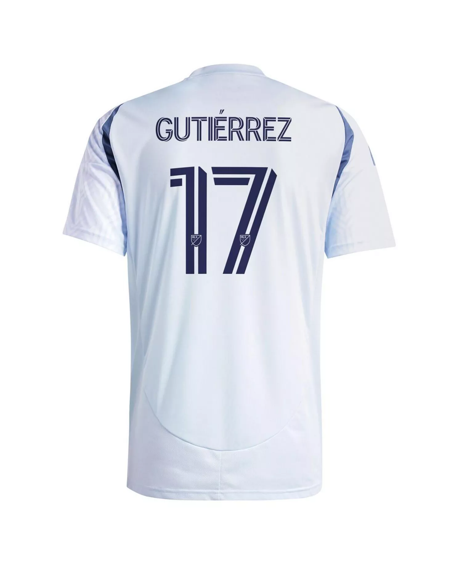 Men's Brian Gutierrez Light Blue Chicago Fire 2025 The Municipal Kit Replica Player Jersey - Light Blue - 2XL