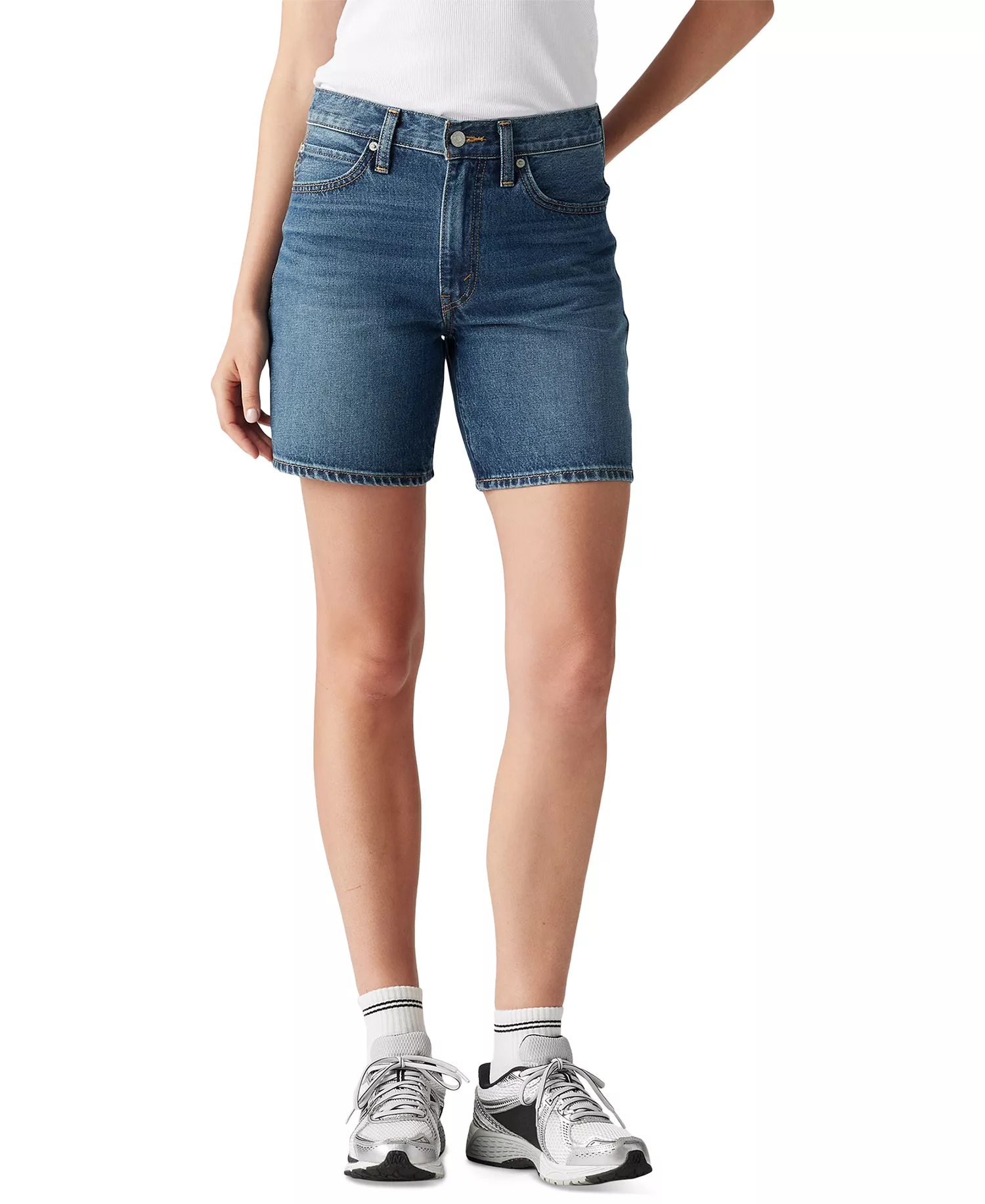 Women's Mid-Rise '94 Baggy Denim Shorts - Cookie Crunch - 24