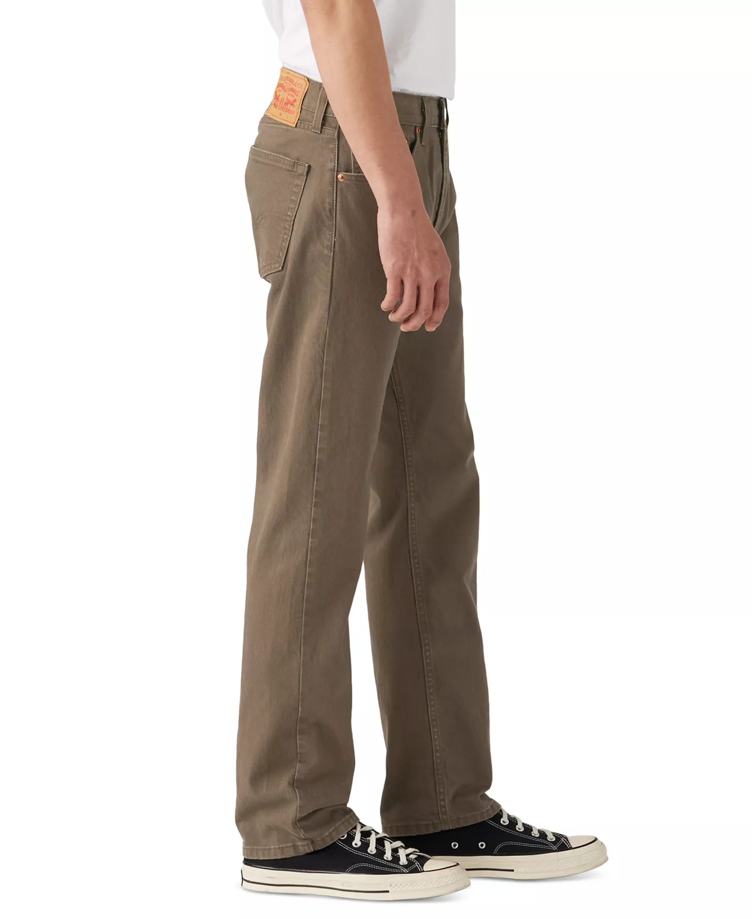 Levi’s Men’s 505  Regular-Fit Stretch Jeans - Canteen - 29 - 29