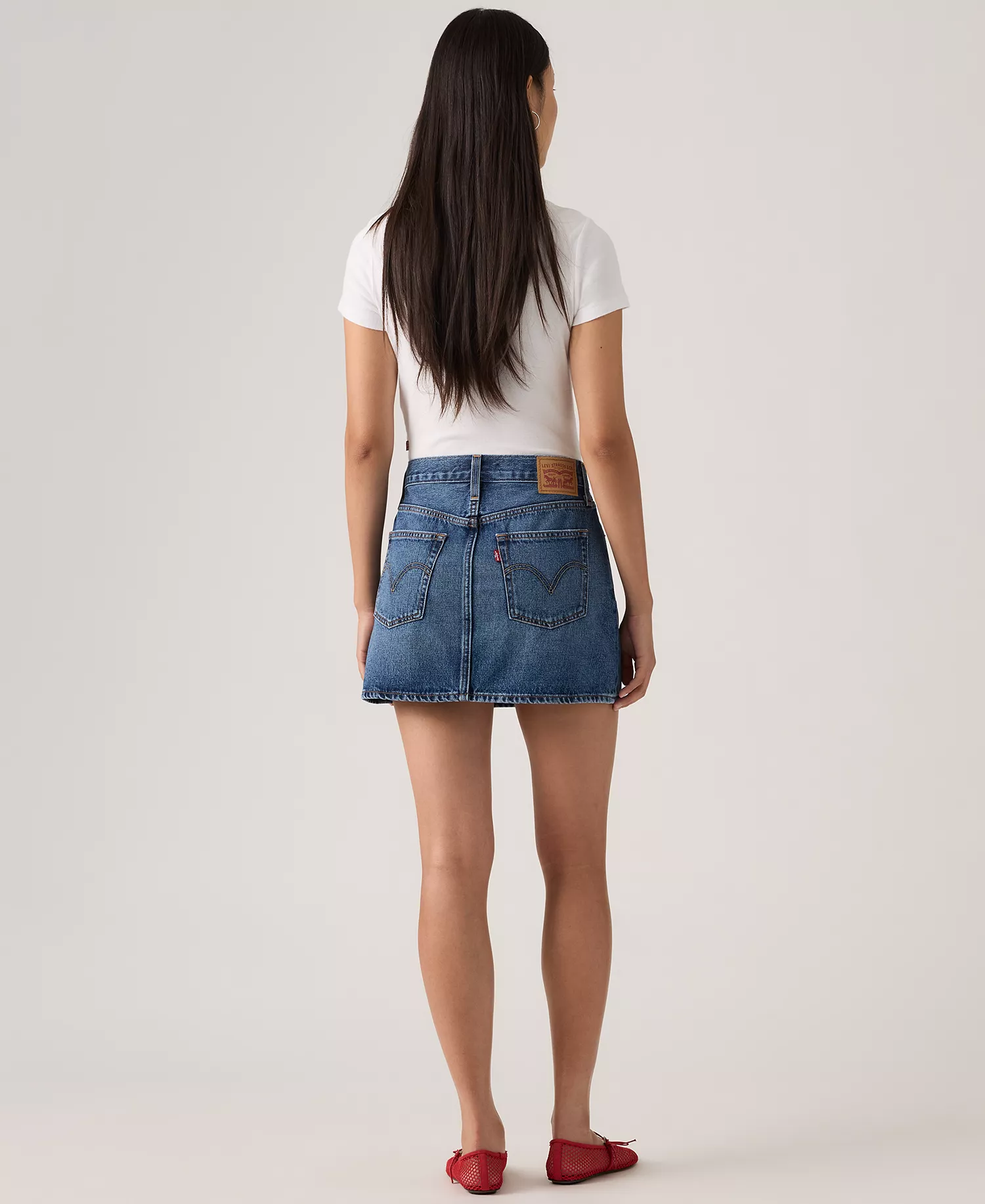 Women's Icon Cotton Denim Skirt - Beautiful Target Skirt - 24