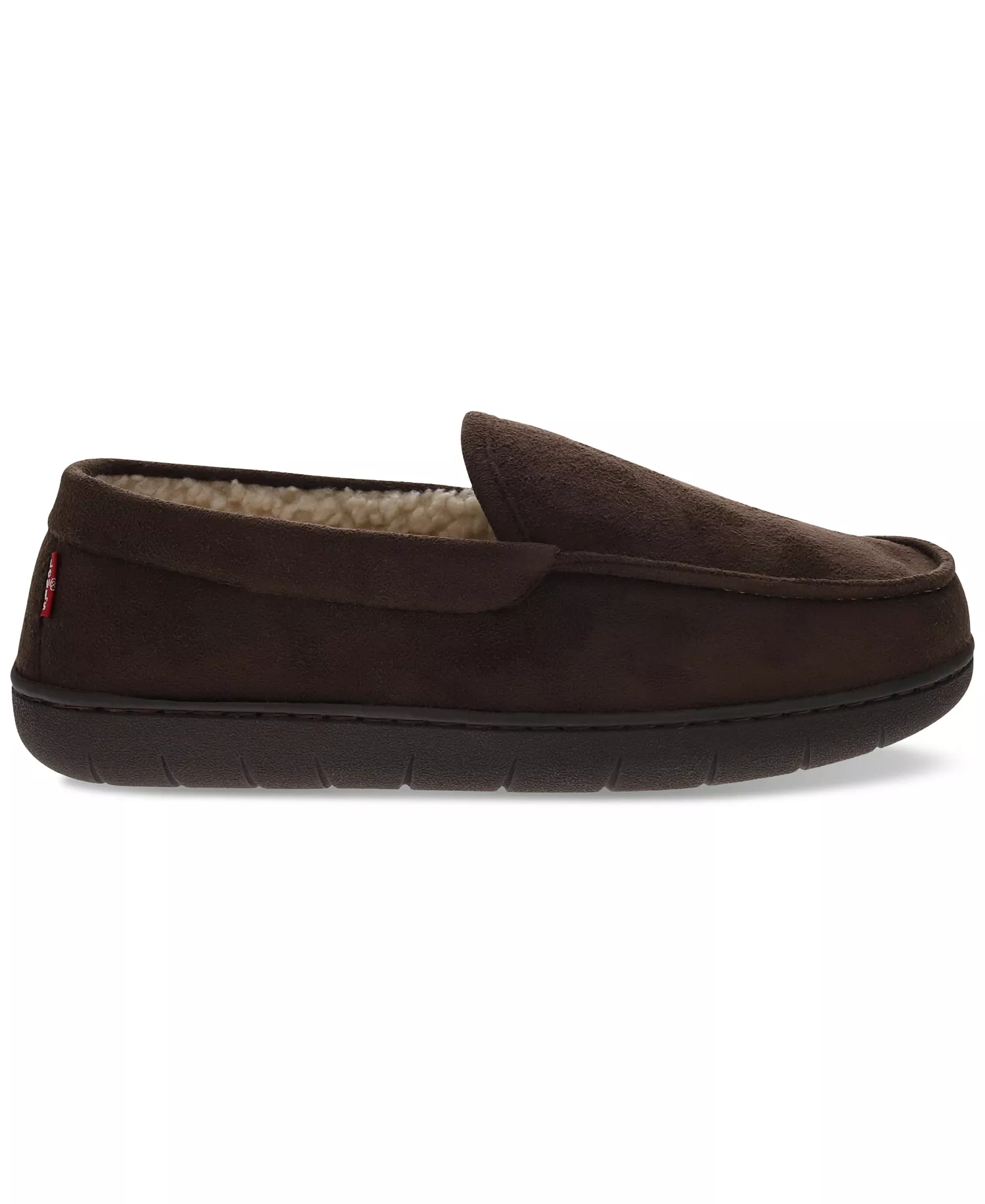 Men's Fields Faux-Sherpa Slippers - Tan - XXLarge
