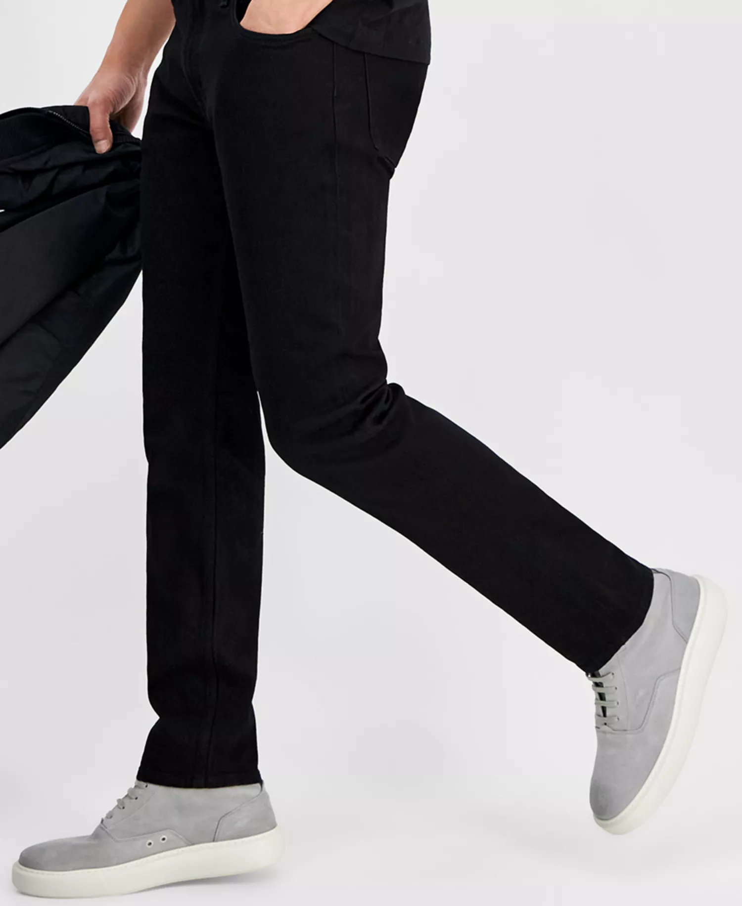 Men's Slim-Fit Jeans  - Black - 30x32