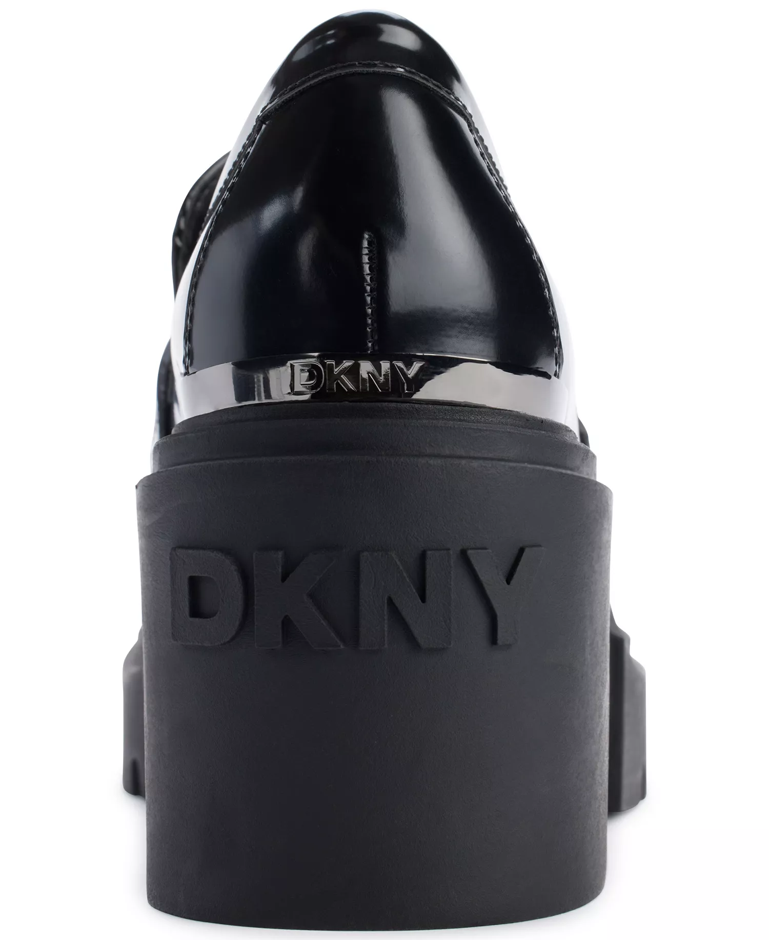 Women's Texas Heeled Platform Loafers - Black - 7.5M