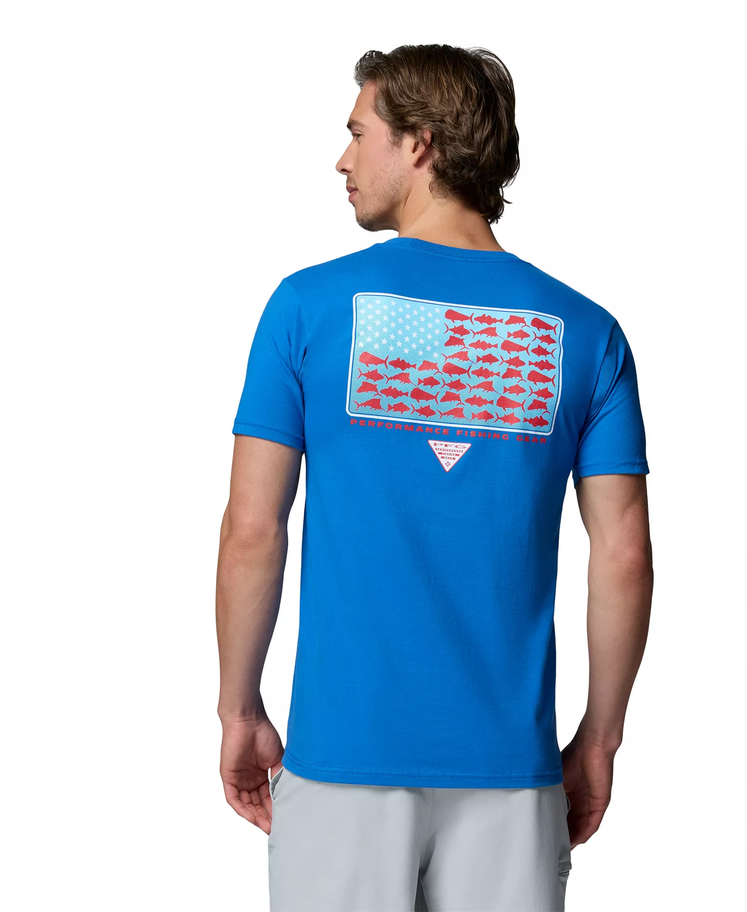 Men's PFG Class Graphic T-Shirt - Vivid Blue - L