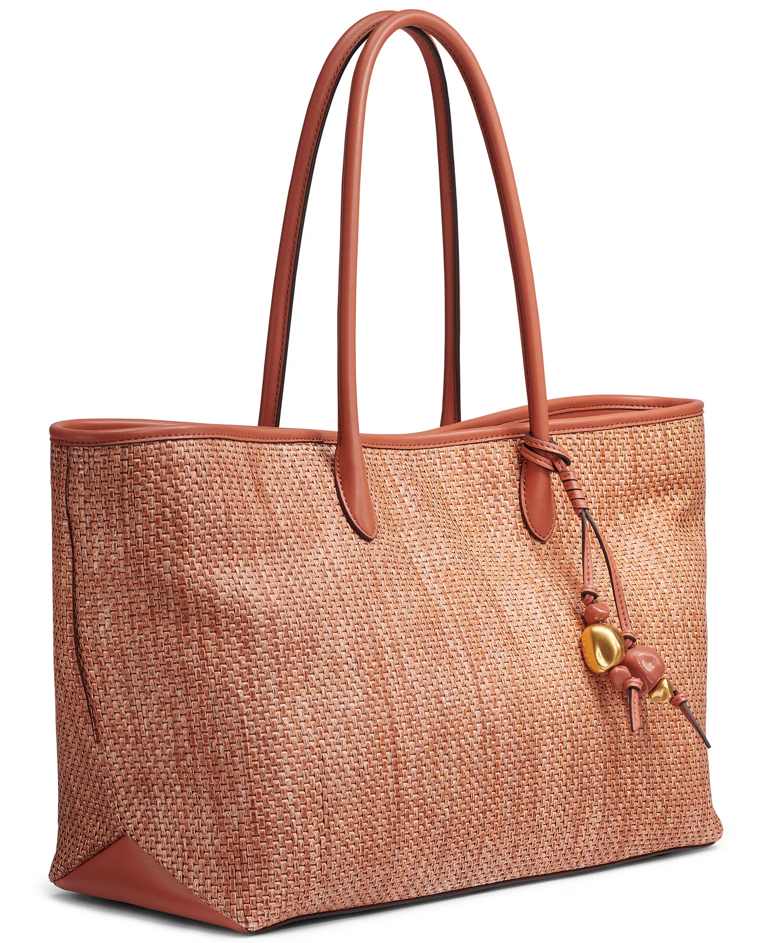 Weekend Woven Large Tote Bag - Amber - ONE SIZE