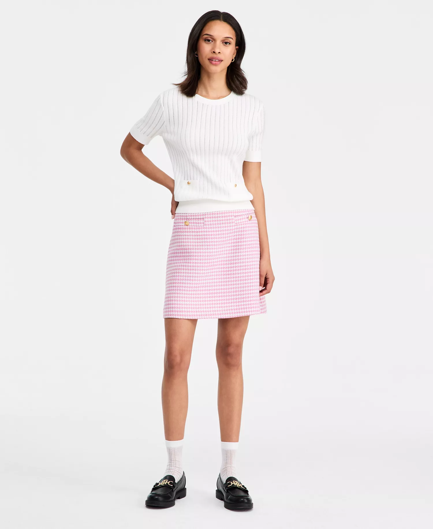 Women's Ribbed Tank Sweater - Ecru - L