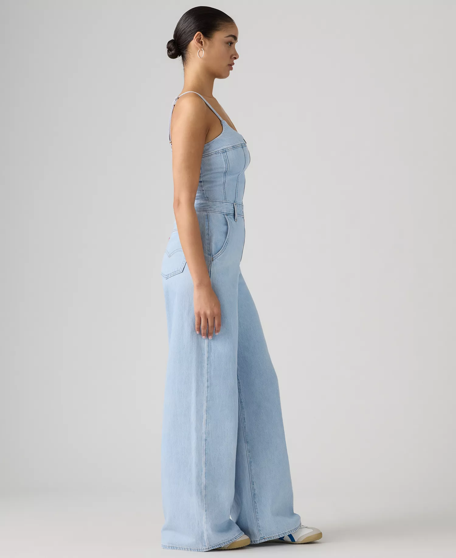 Women's Bustier Scoop Neck Jumpsuit - Never Going To Change - L