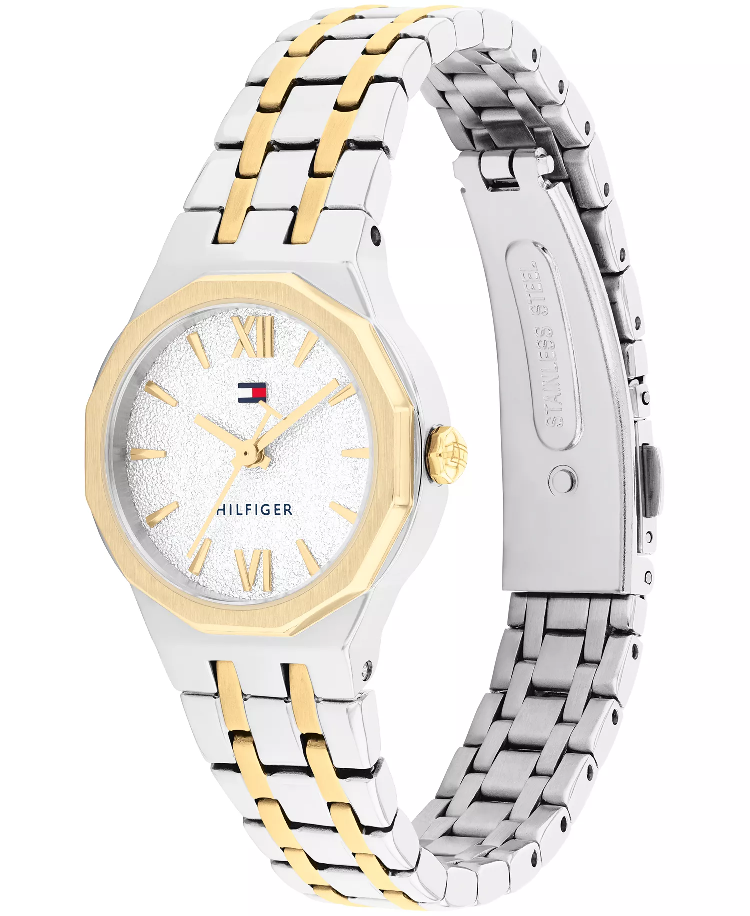 Women's Quartz Two Tone Stainless Steel Bracelet Watch, 25mm - Two Tone - NO SIZE