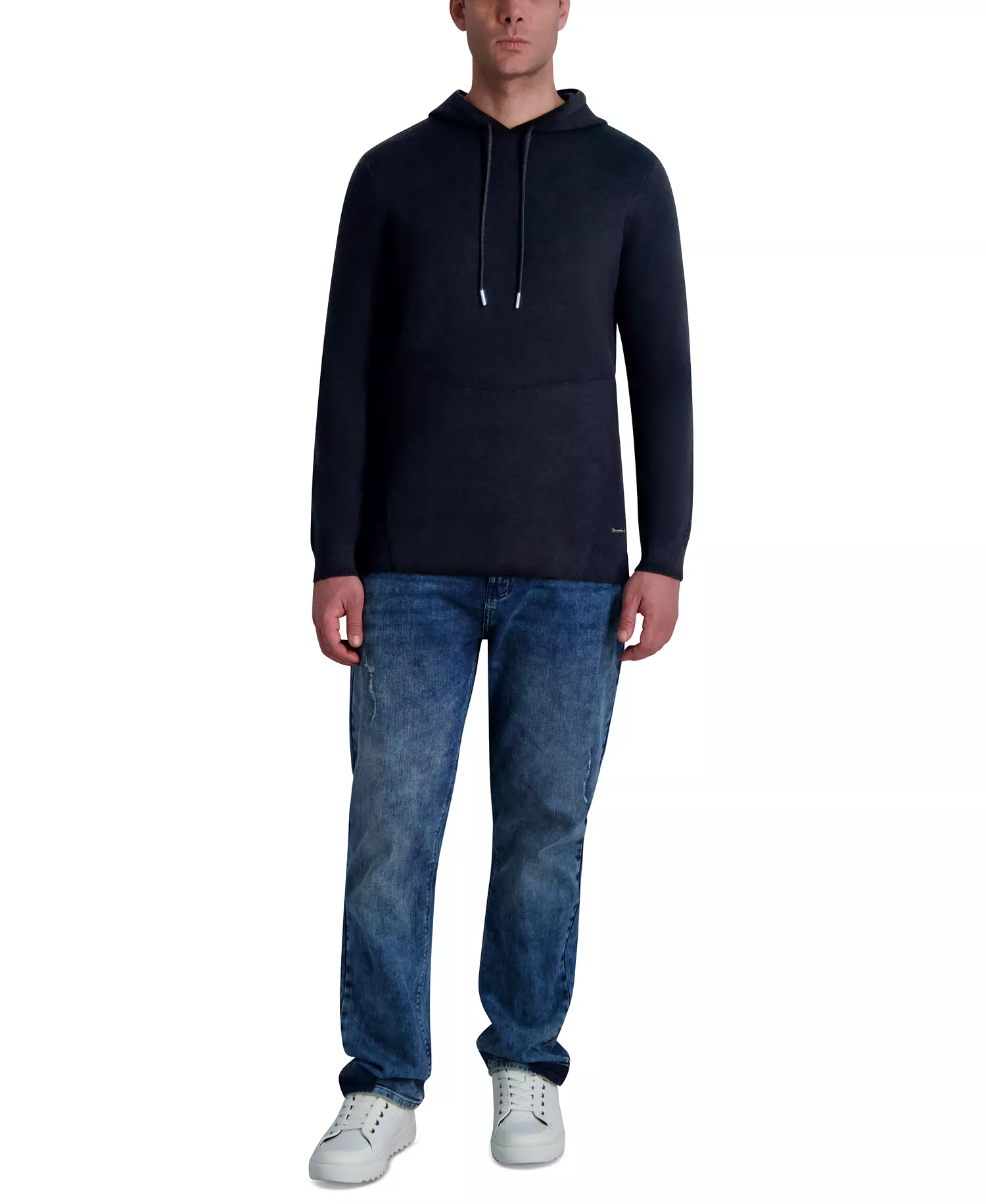 Men's Pull-On Hoodie - Black - 2XL