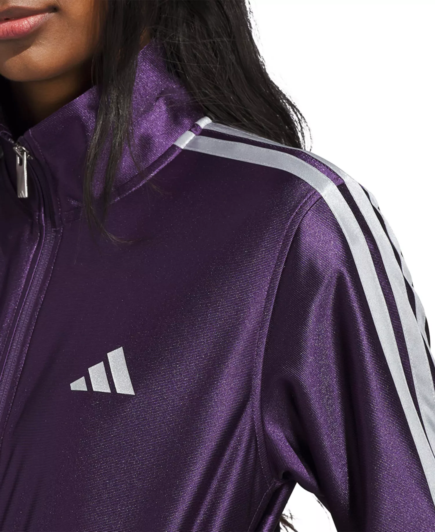 Women's Shine Regular Fit Sportswear Jacket - Aurora Plum - L