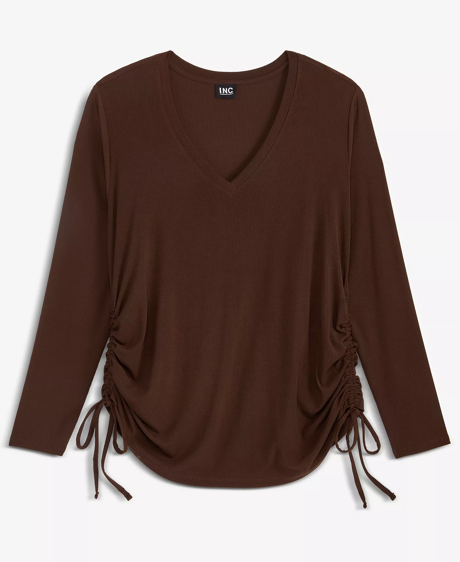 Plus Size Side-Shirred Top, Macy's Exclusive  - Coco Oak - 1X