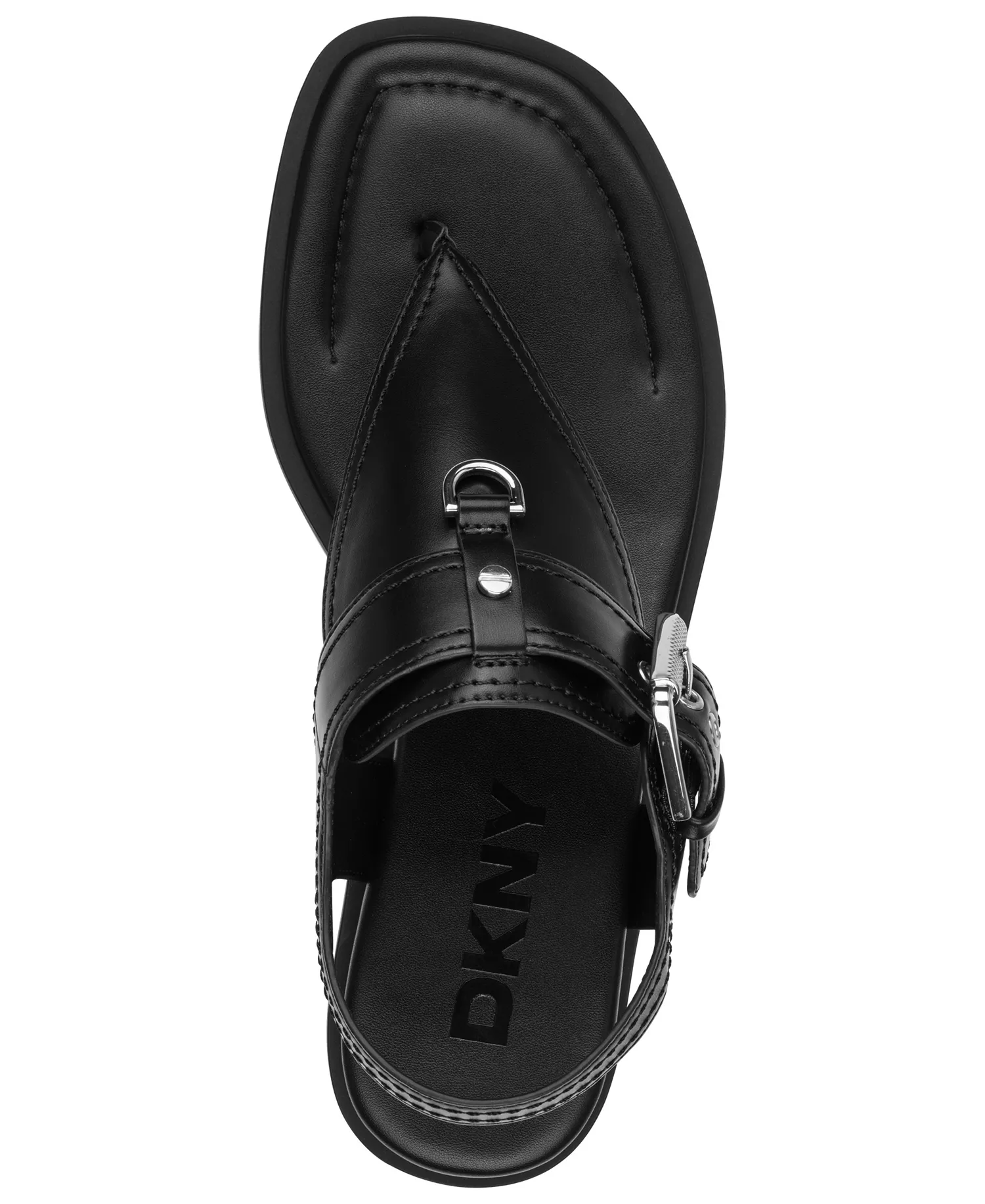 Women's Cassiane Thong Flat Sandals - Black - 10M