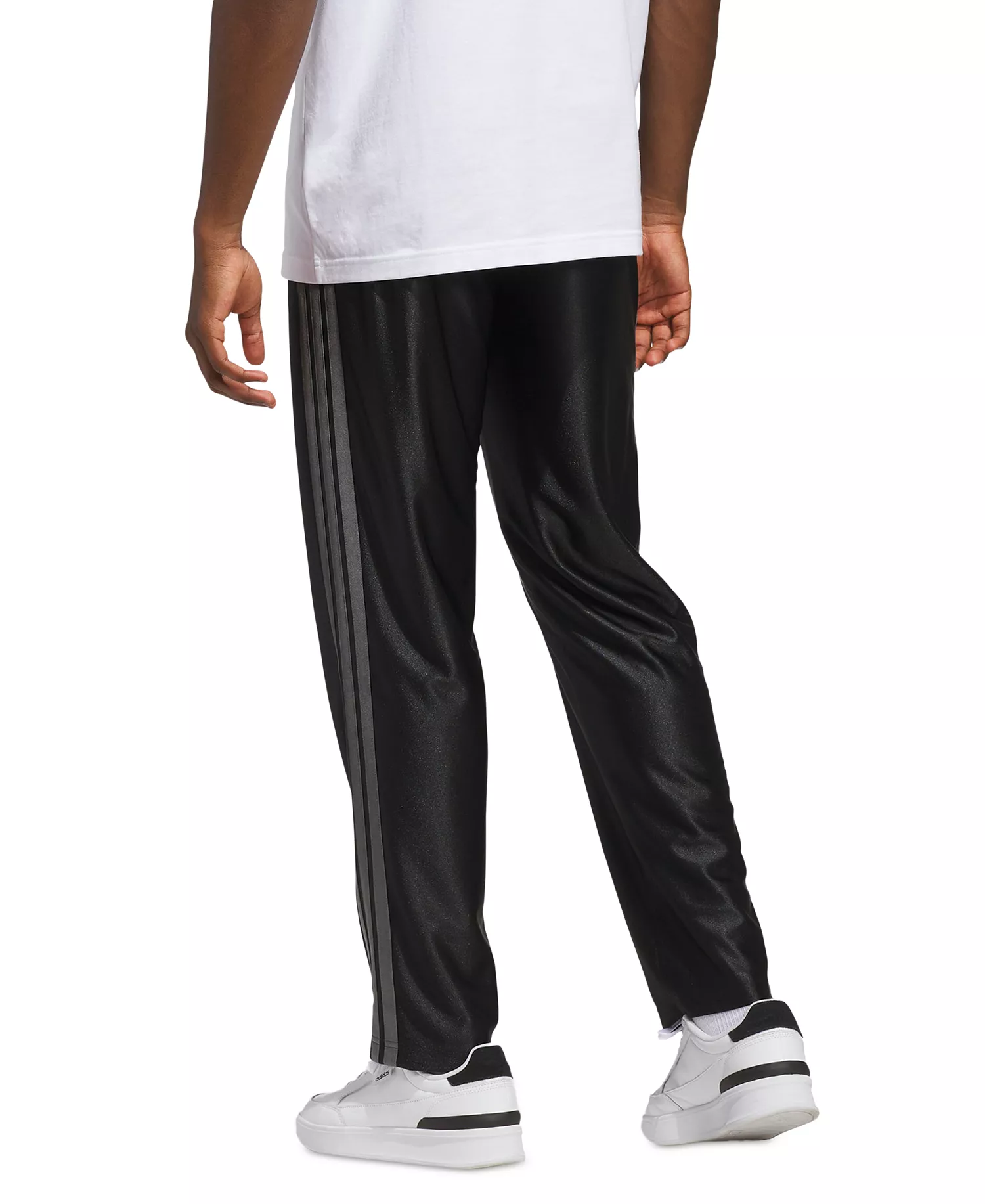 Men's Shine Open Regular-Fit Track Pants - Black - 2XL