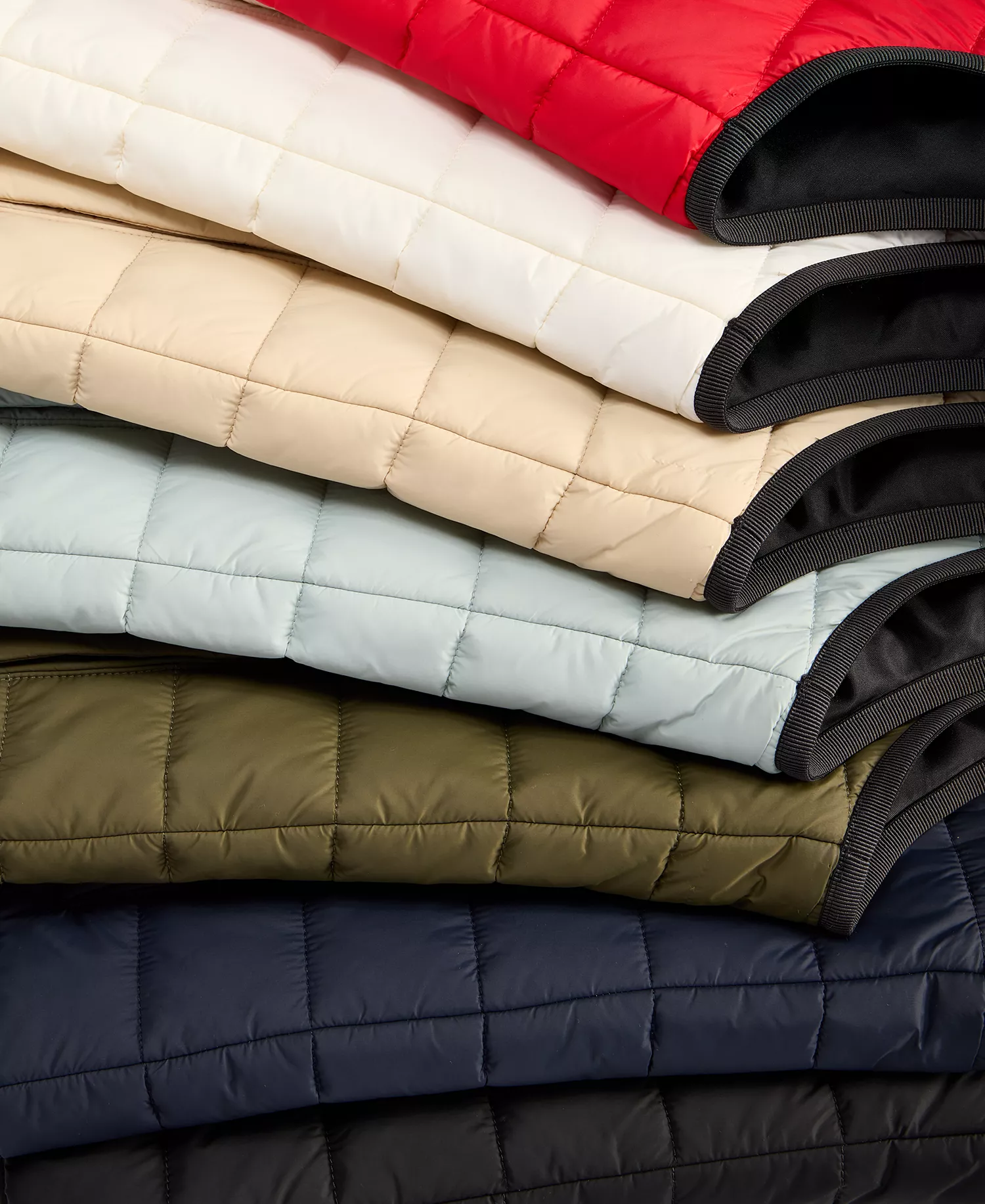 Men's Barvino2435 Slim-Fit Quilted Full-Zip Liner Vest - Khaki - 2XL