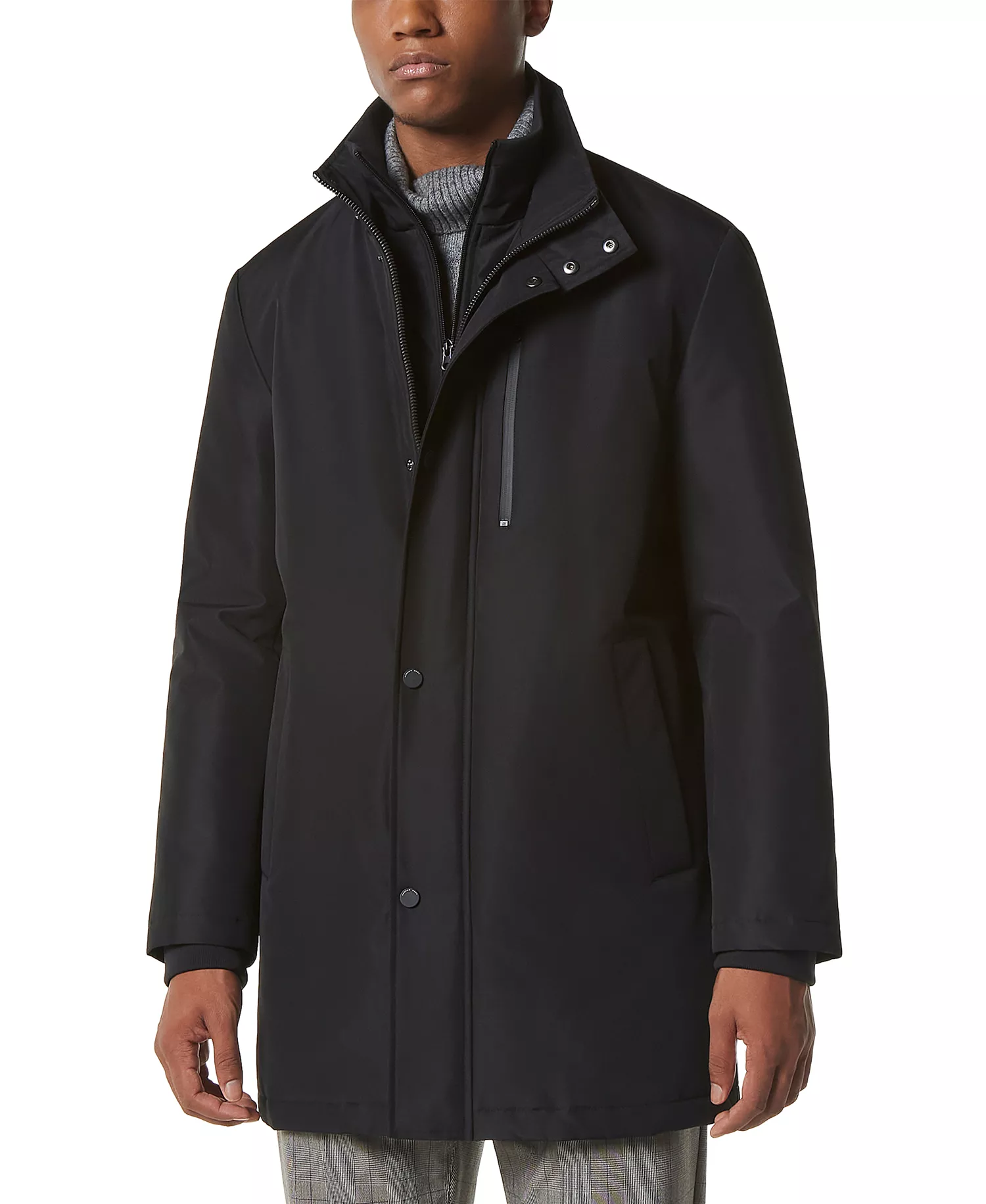 Men's Picton City Rain Car Coat - Black - L