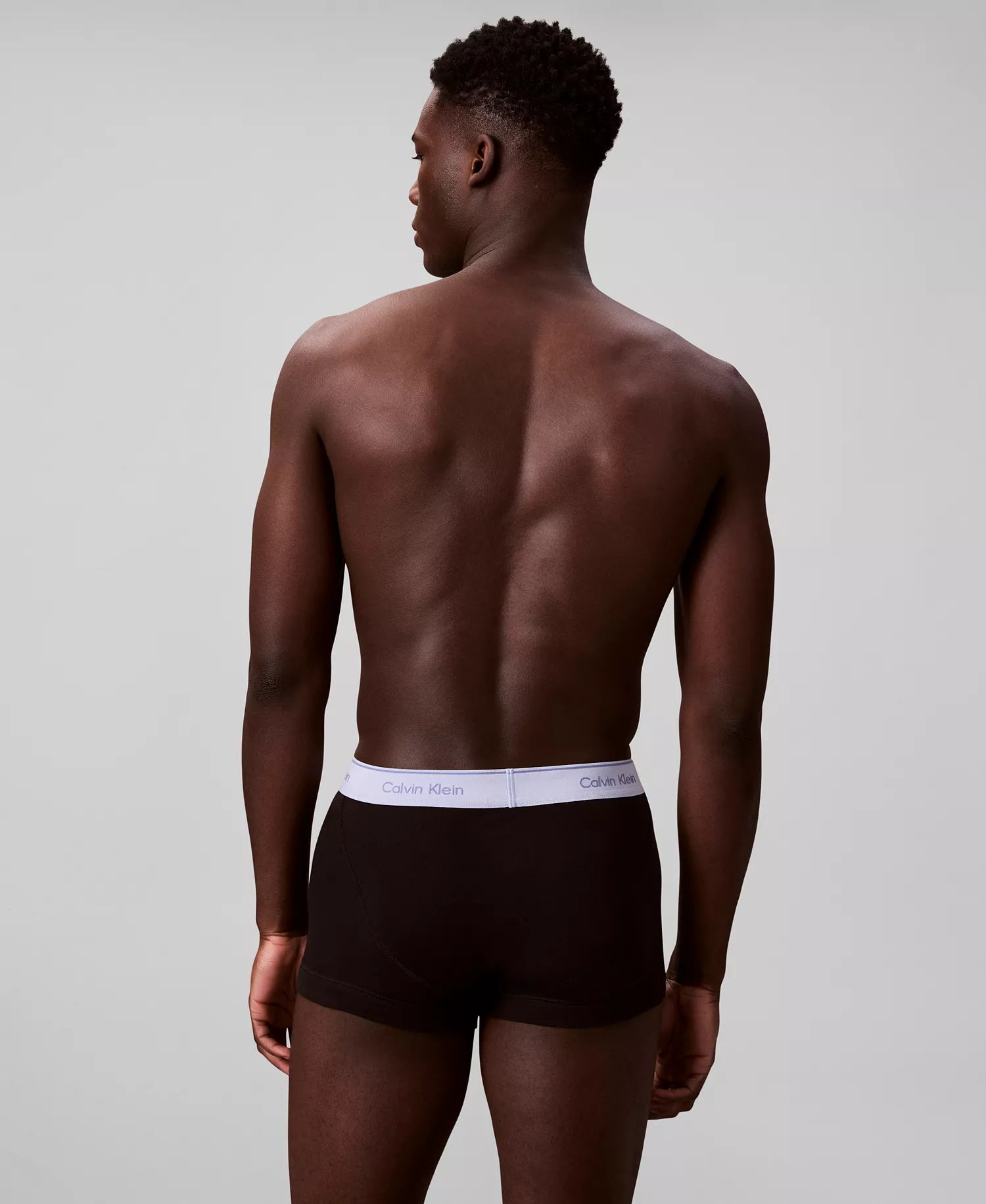 Men's 5-Pack Cotton Classic Trunk Underwear - Black - L