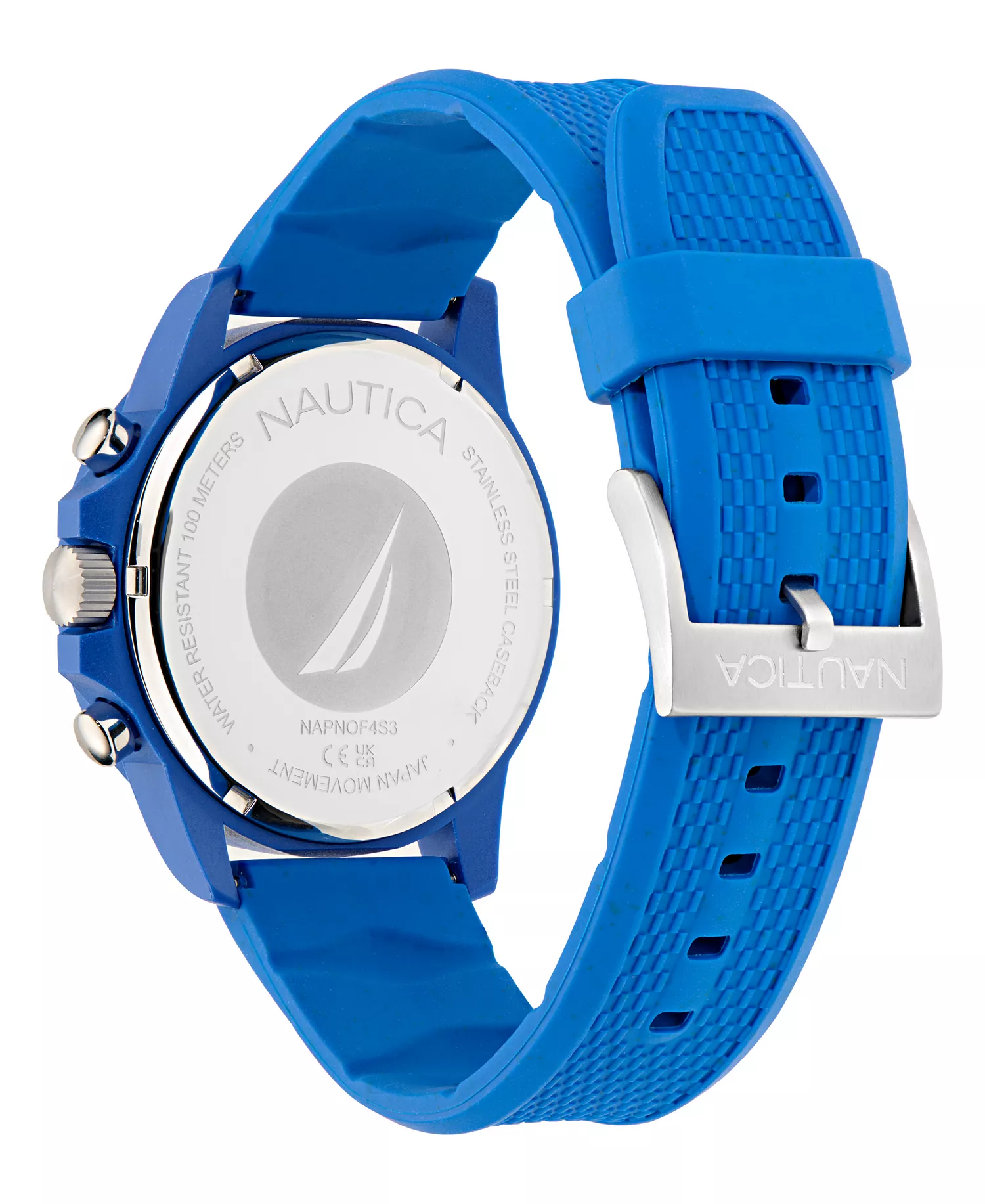 Men's Multifunction or Date Blue Polyurethane Watch, 43mm - Blue - No Size