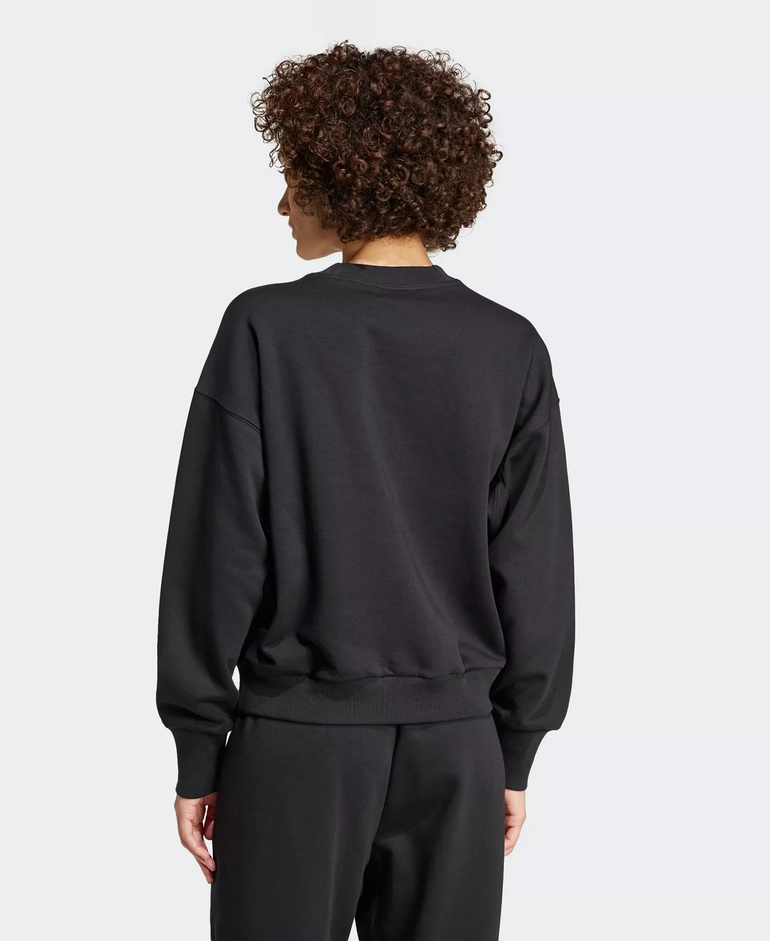 Women's All SZN Loose Fit Fleece Sweatshirt - Black - L