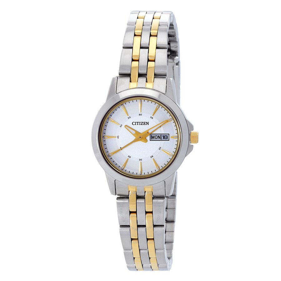 Citizen Quartz White Dial Ladies Watch