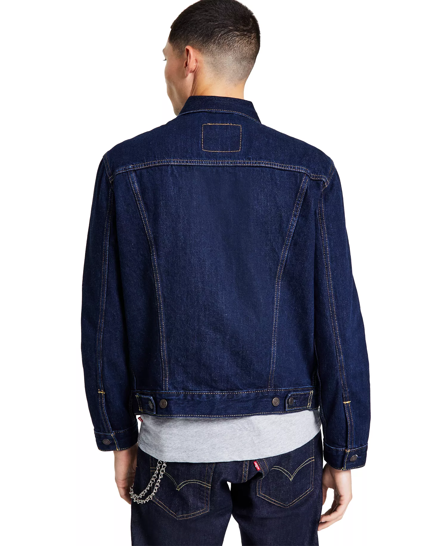 Men's Trucker Jacket, One-Pocket T-Shirt & 511 Slim-Fit Jeans - Rinse - 2XL