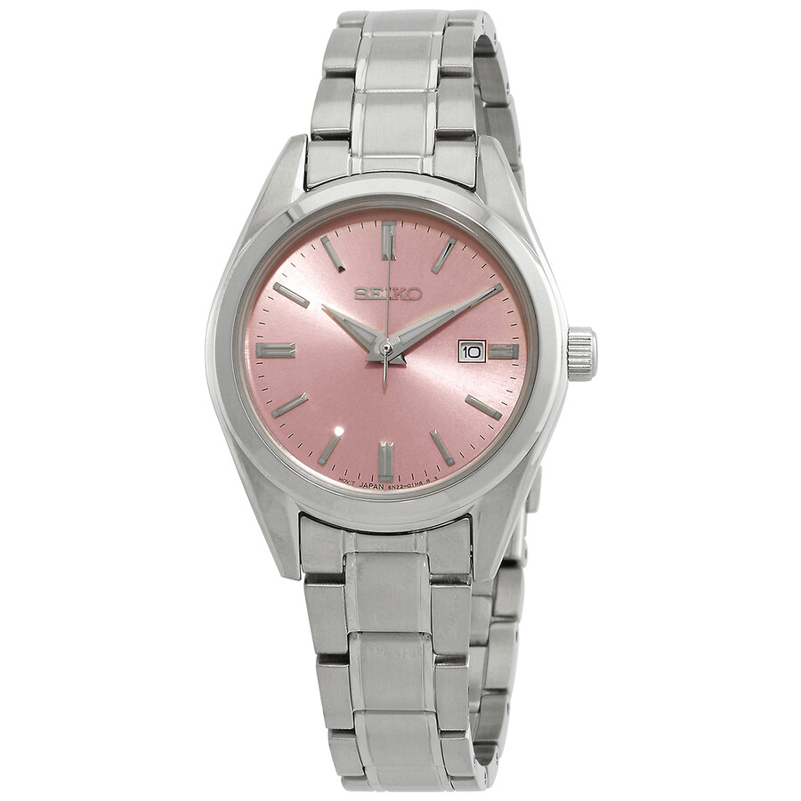 Seiko Quartz Pink Dial Ladies Watch