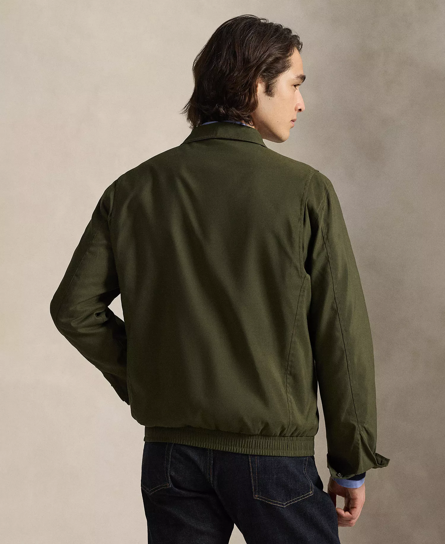 Men's Lightweight Windbreaker - Company Olive - 2XL