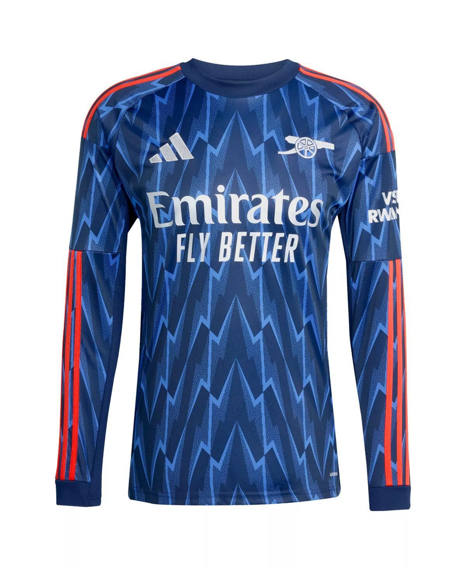 Men's Blue Arsenal 2025/26 Away Replica Long Sleeve Jersey - Blue - M