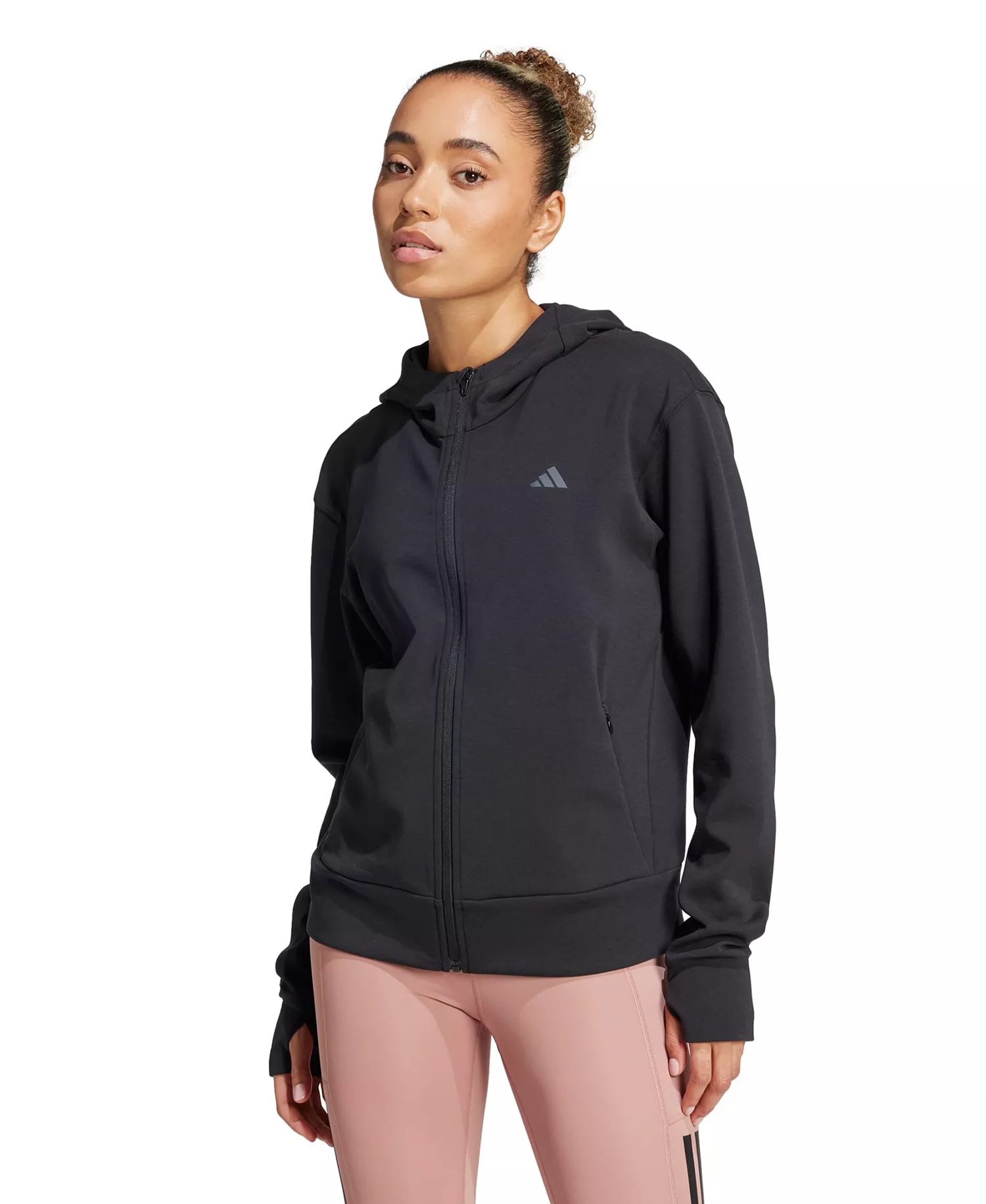 Women's Designed For Training Full-Zip Hoodie Sweatshirt - Black - L