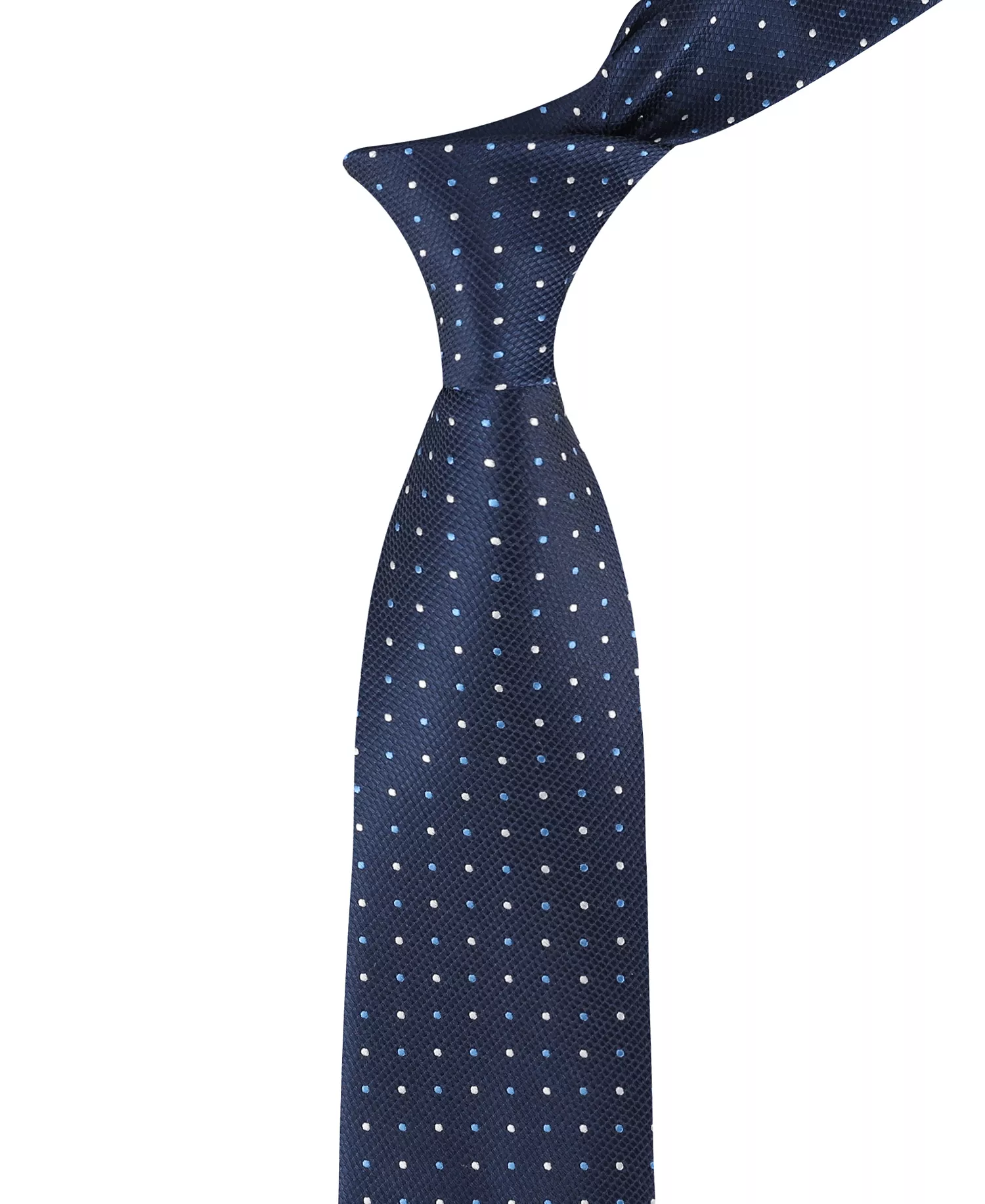 Men's Newport Dot Pattern Tie - Navy - ONE SIZE