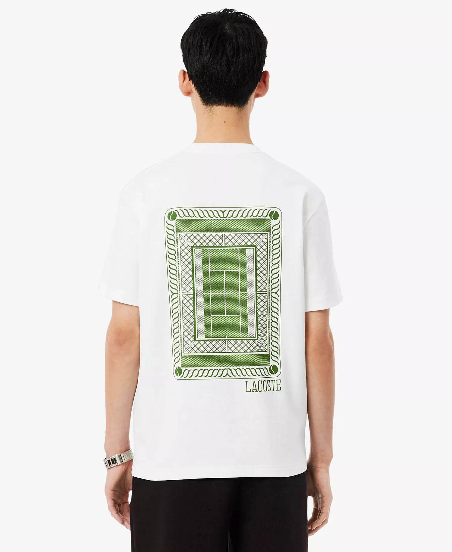 Men's Printed Short-Sleeve Jersey T-Shirt - White - L