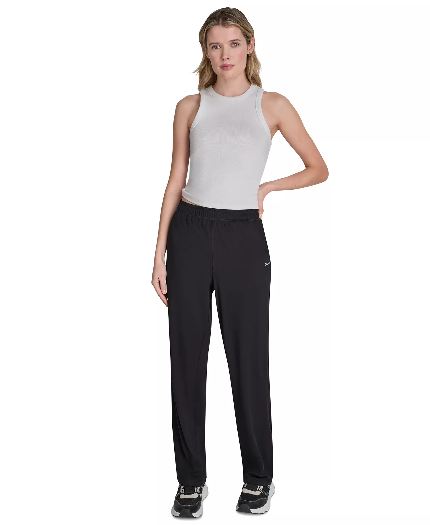 Women's Balance Compression Mid-Rise Straight Leg Pants - Black - L