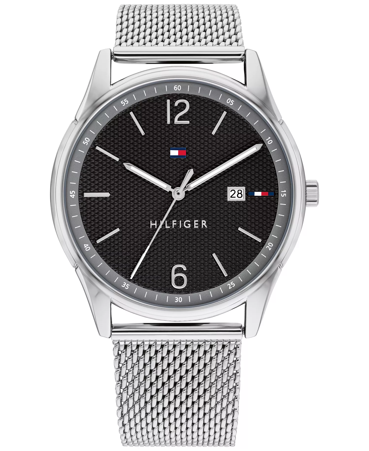 Men's Stainless Steel Mesh Bracelet Watch 42mm - Stainless Steel - No Size