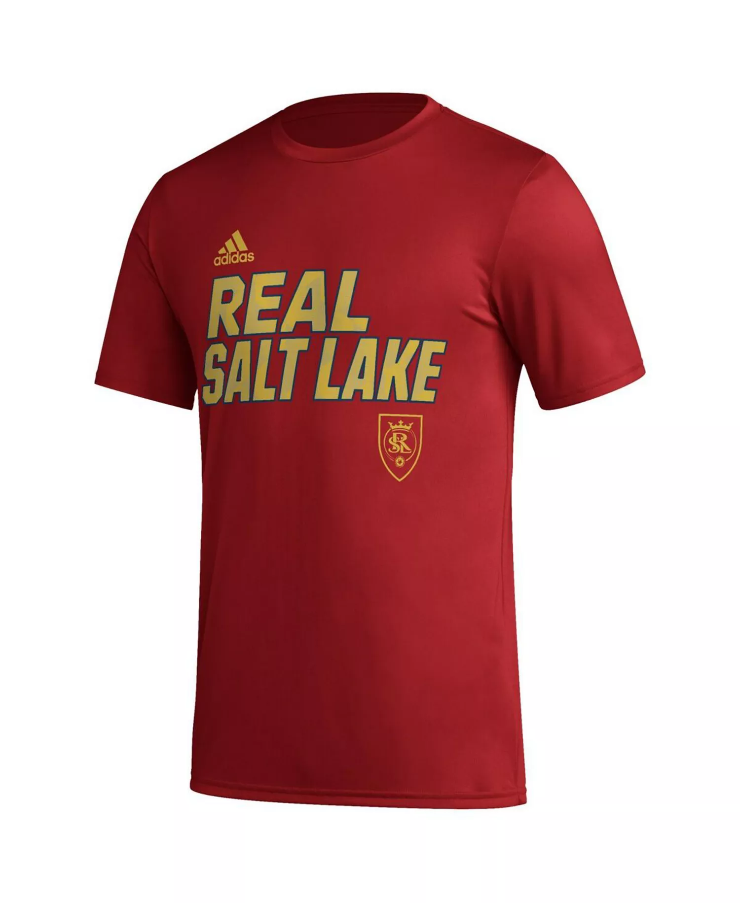 Men's Red Real Salt Lake Team Jersey Hook AEROREADY T-shirt - Red - L