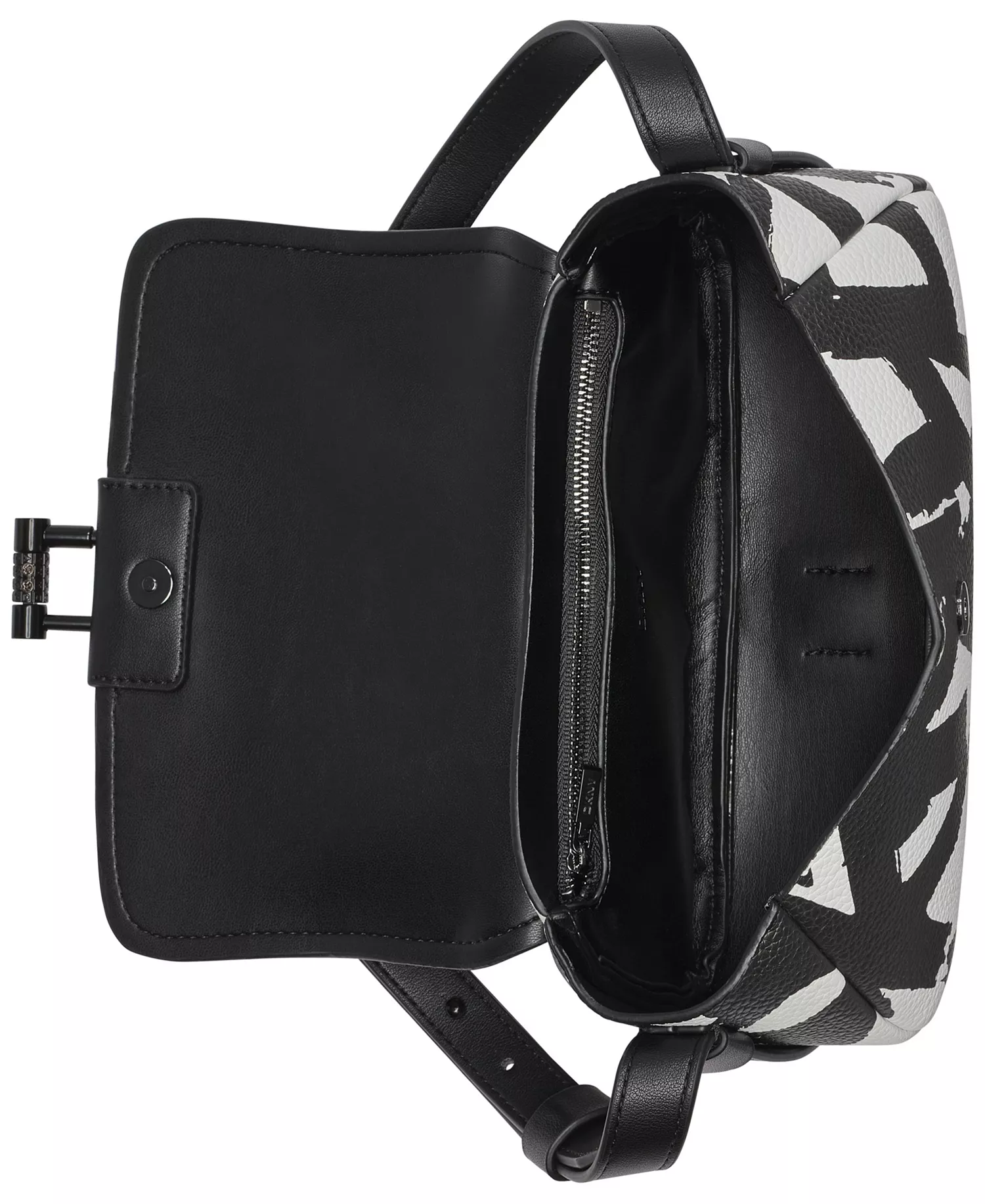 Women's Karlie Baguette Small Shoulder Bag - Optic White/Black - ONE SIZE