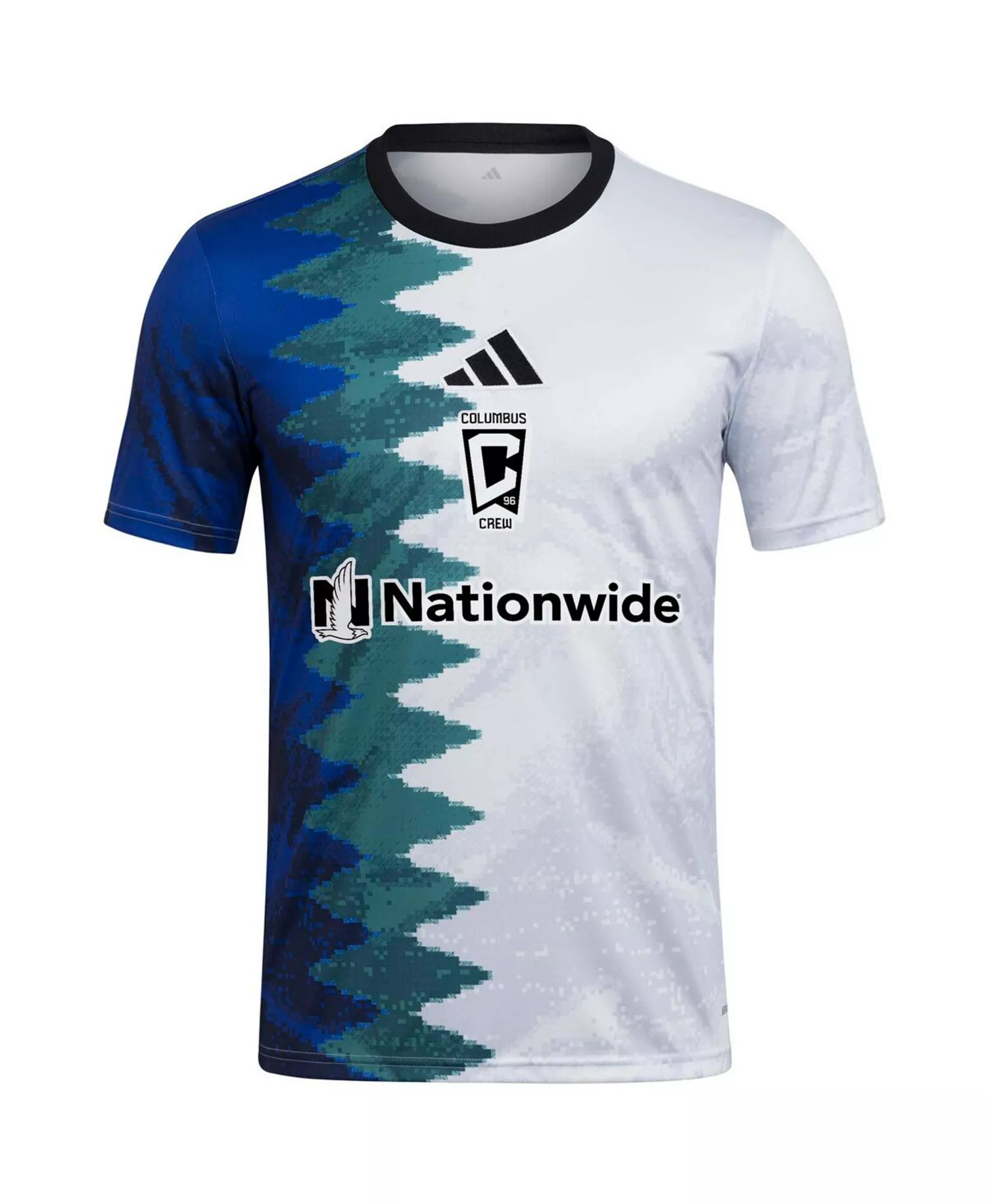 Men's White Columbus Crew 2025 Gaming AEROREADY Pre-Match Jersey - White - L