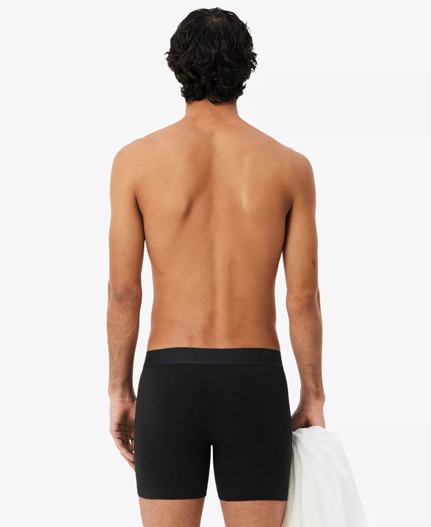 Men's Regular-Fit Boxer Briefs, 3-Pack - Black - L