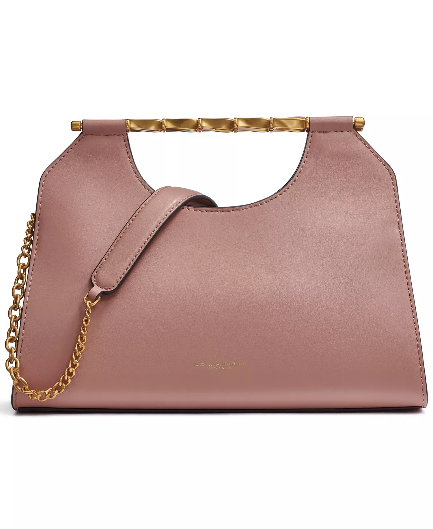 Commack Triple Compartment Clutch  - Black/gold - NO SIZE