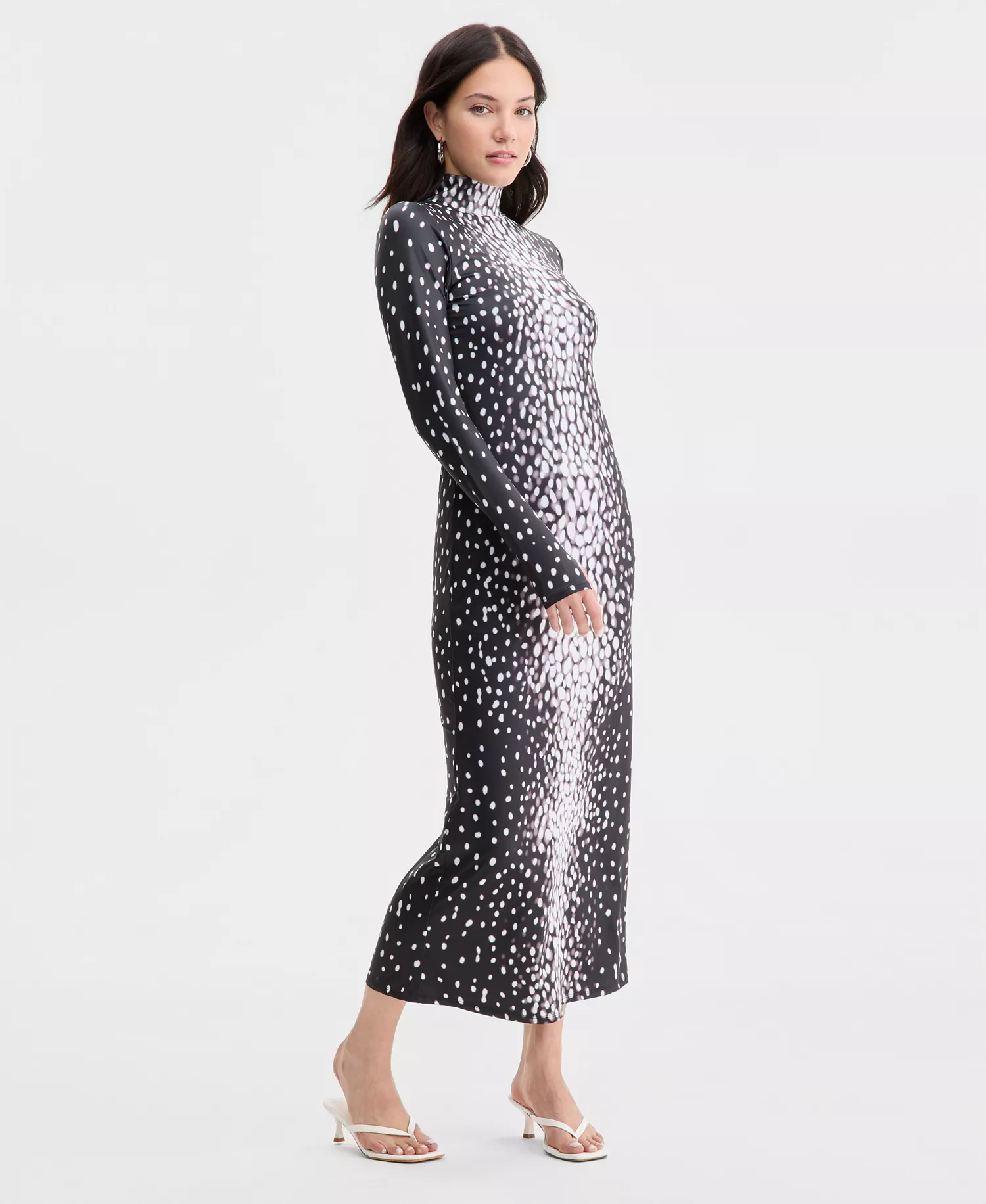 Women's Fawn-Print Maxi Dress, Macy's Exclusive - Fawn - L