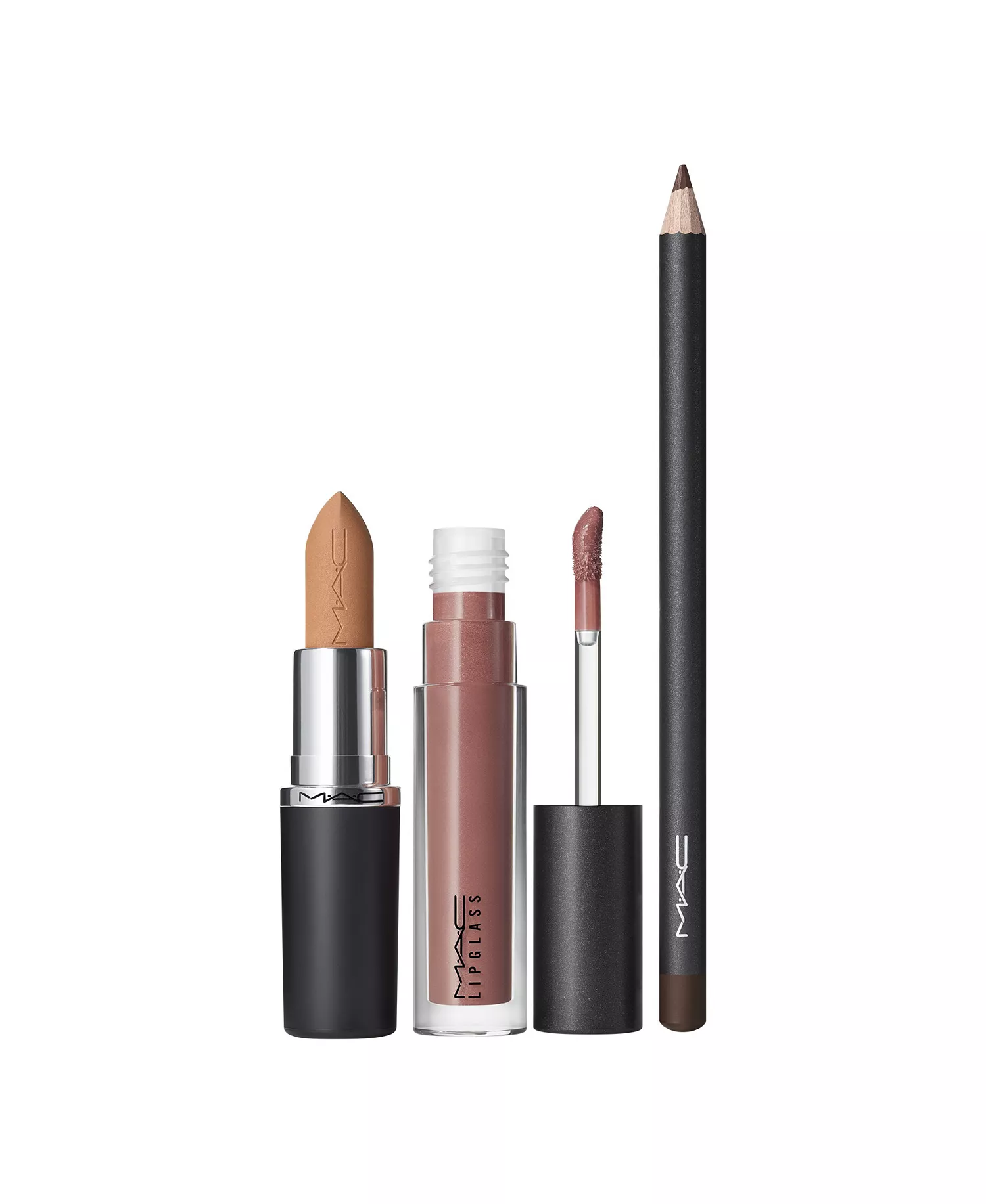 3-Pc. MACximal Lipstick, Lip Pencil and Lipglass Set Full Size, First at Macy's  - No Color - Full Size