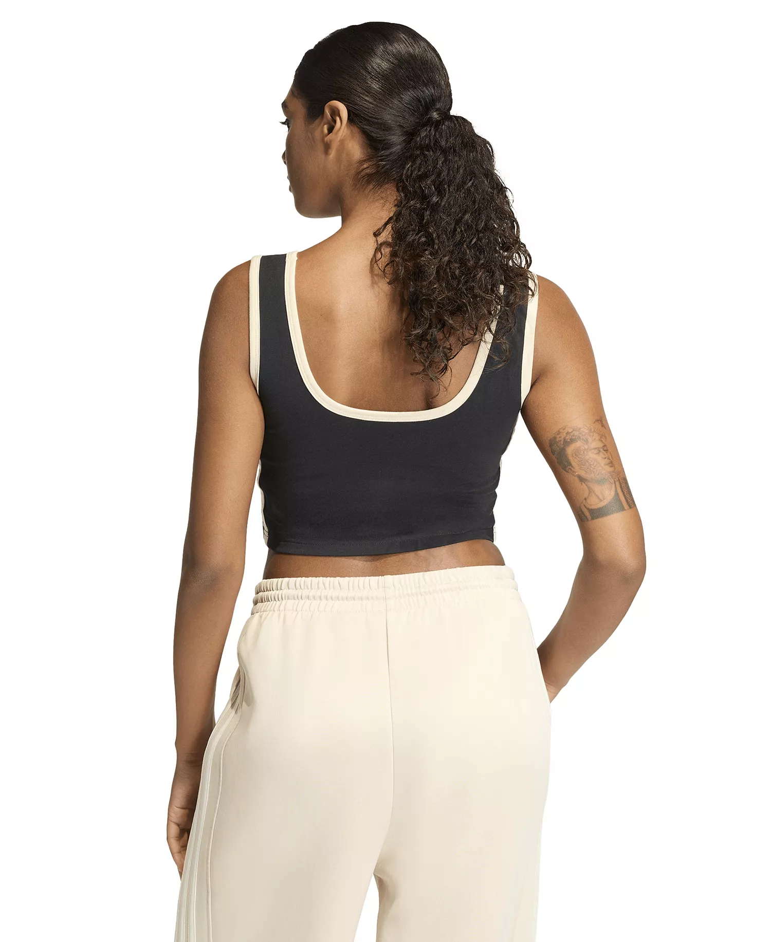 Women's Stadium Sportswear Tank Top - Black/crystal Linen/off White - 2XL