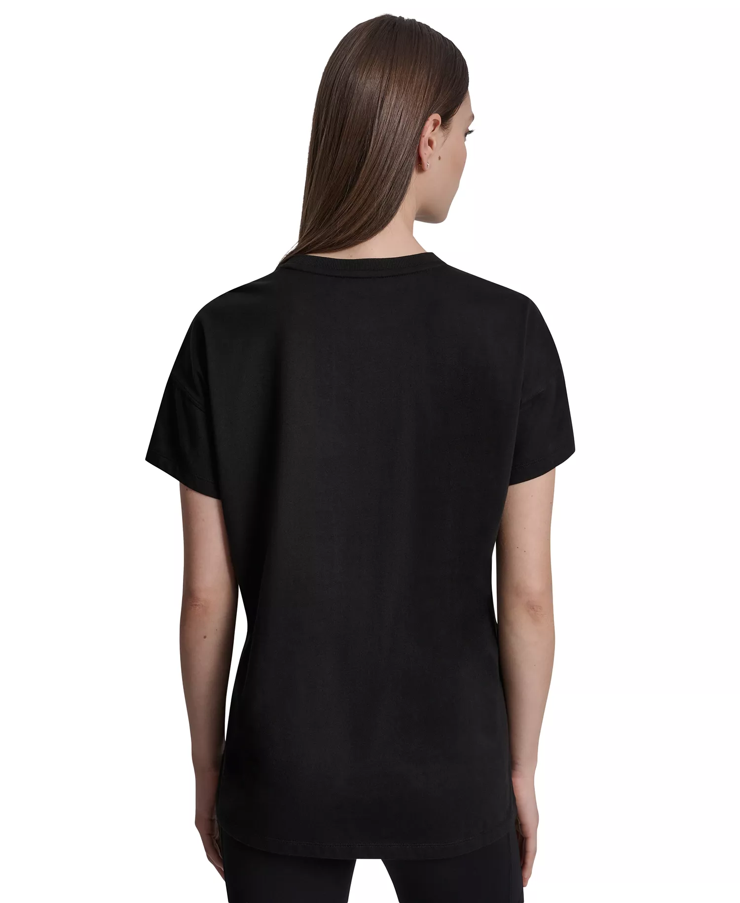 Short-Sleeve DKNY New York 1989 Logo T-Shirt - Black - L