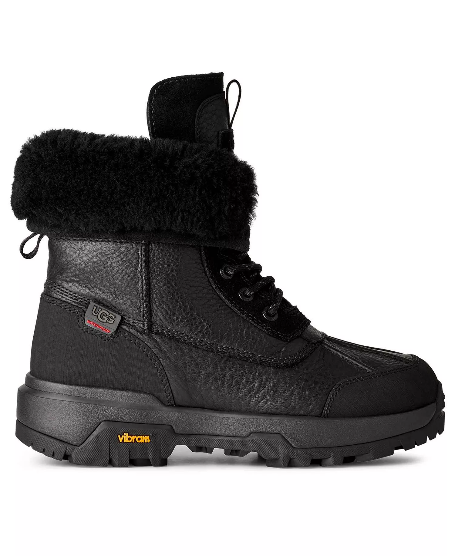 UGG Women's Adirondack XXV Round Toe Boots - Black - 5.5M