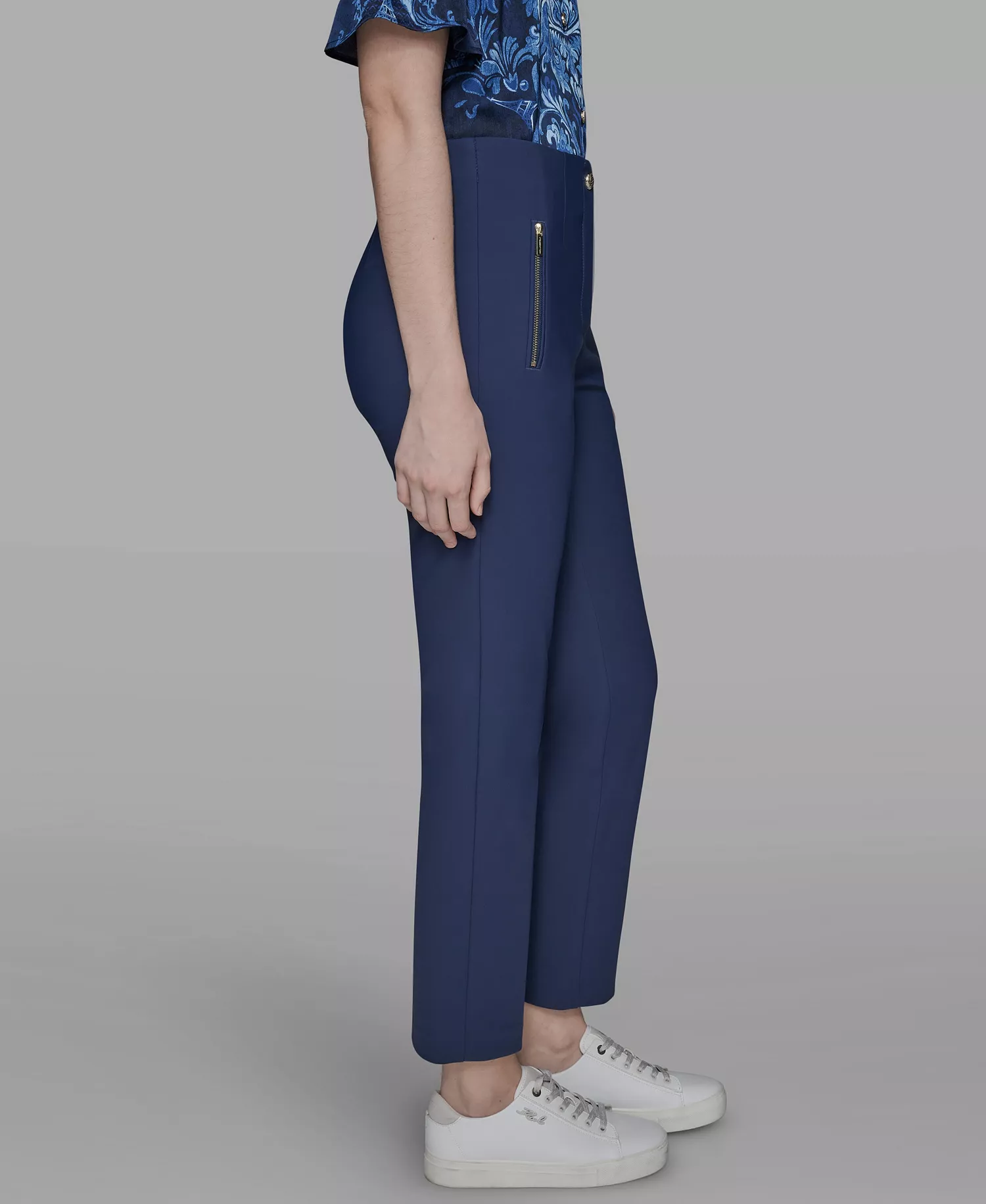 Women's Slim-Leg Compression Pants - Naval Academy - 14