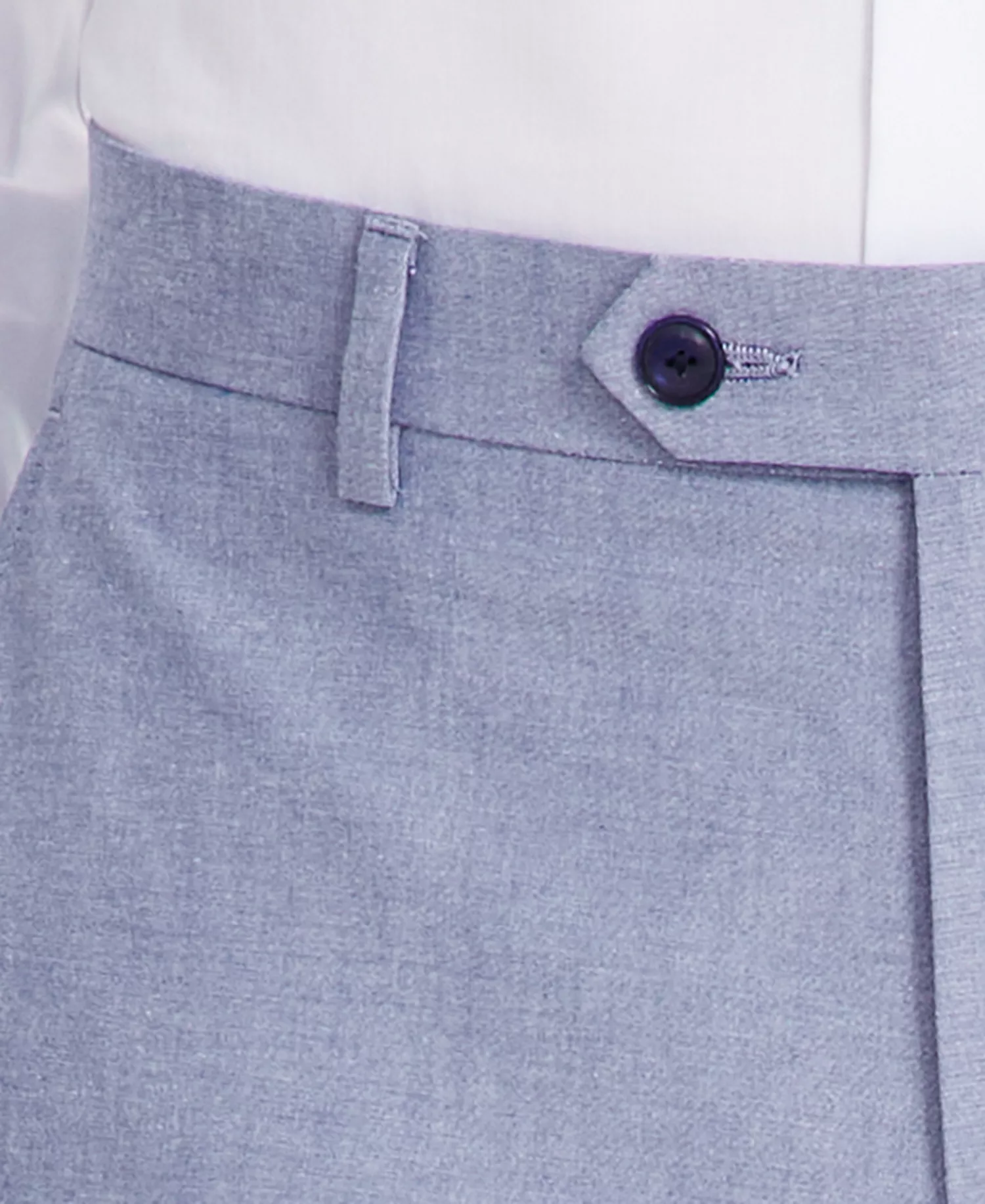 Men's Modern-Fit TH Flex Stretch Chambray Suit Separate Pants - Blue - 29 - 30