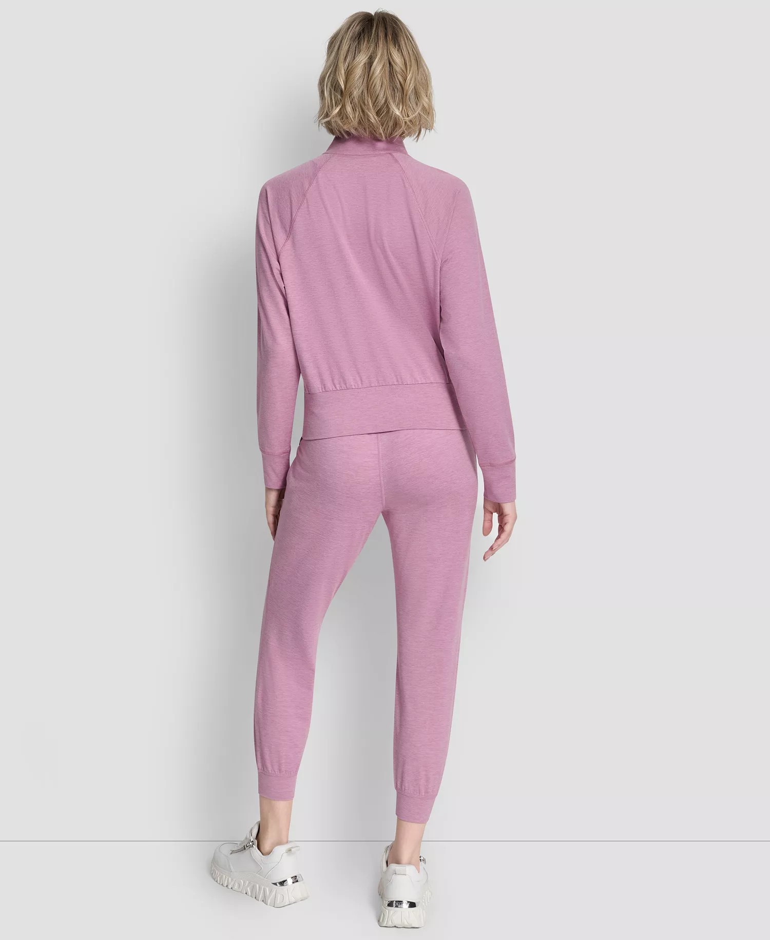 Women's Space Dye Half-Zip Top - Dusty Orchid Spacedy - L