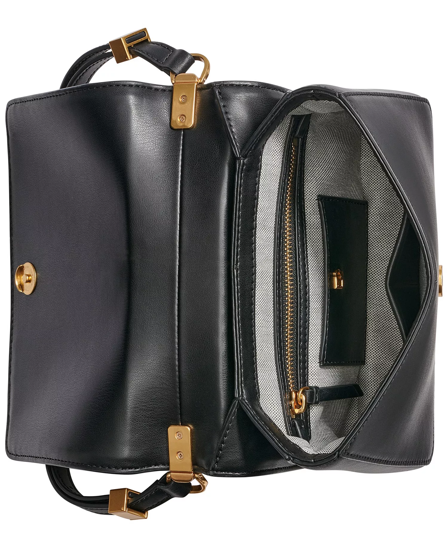 Jericho Sequin Convertible Shoulder Bag - Black/ Sequin Gold - NO SIZE