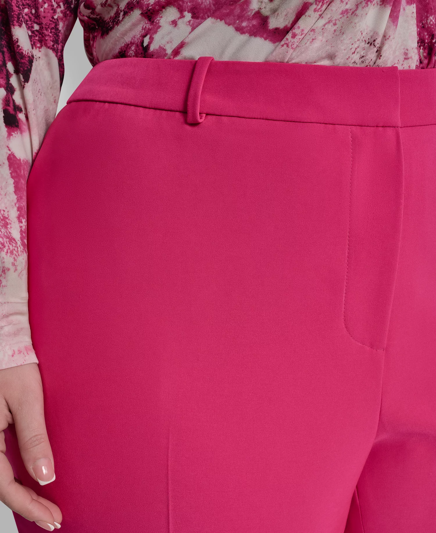 Plus Size Essex Ankle Pants - Hot Pink - 14W