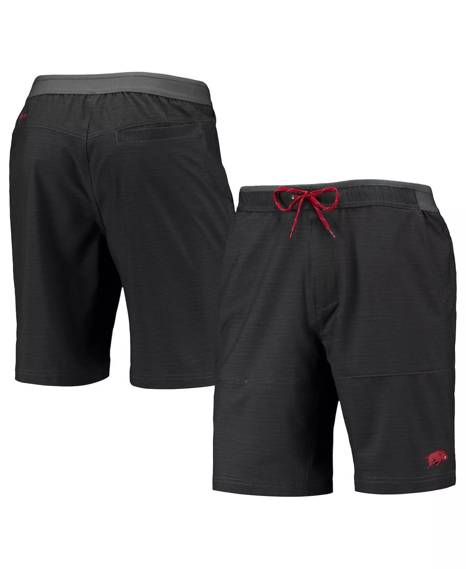 Men's Charcoal Arkansas Razorbacks Twisted Creek Omni-Shield Shorts - Charcoal - M