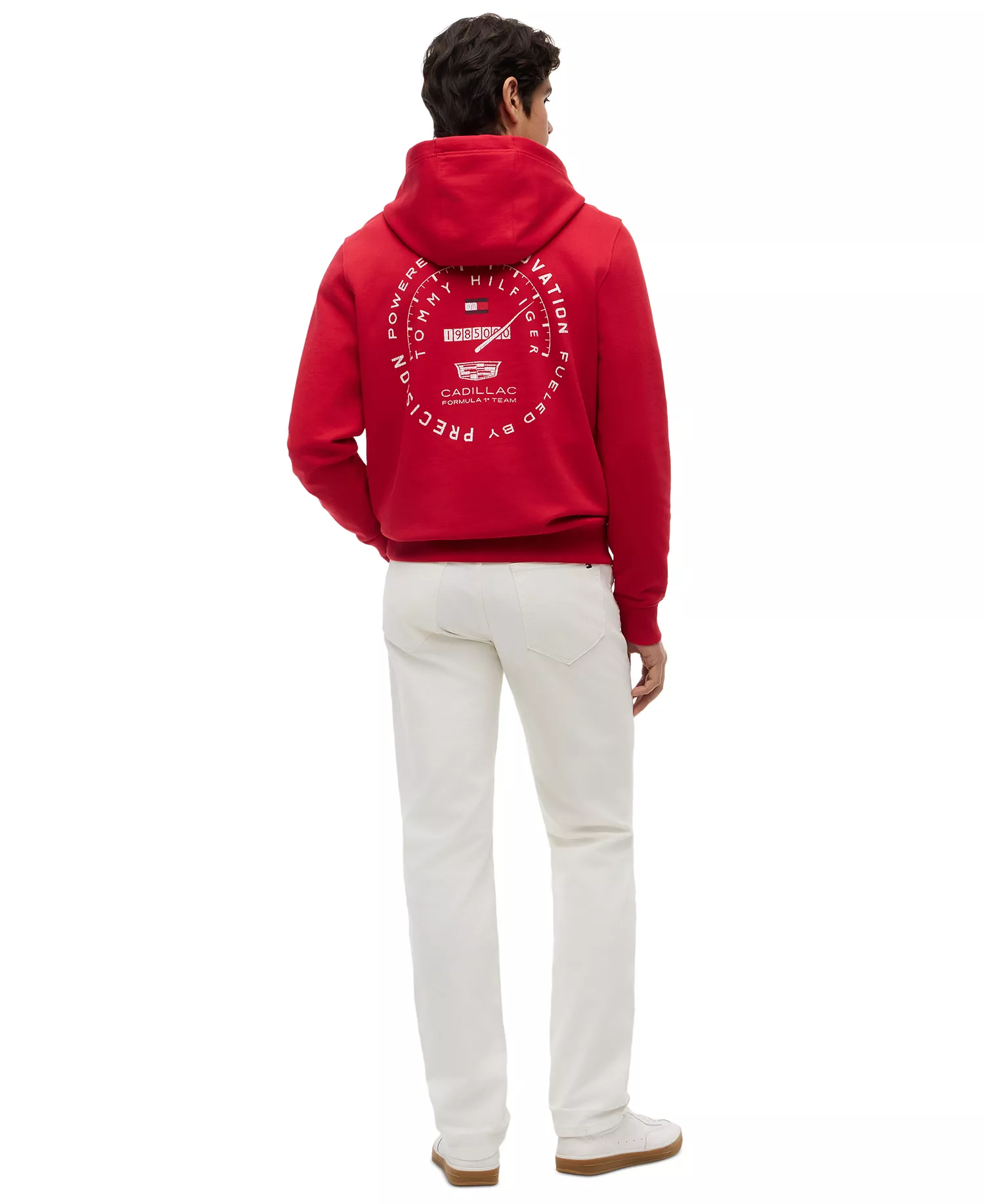 x Cadillac F1® Men's Varsity Graphic Hoodie - Red - L