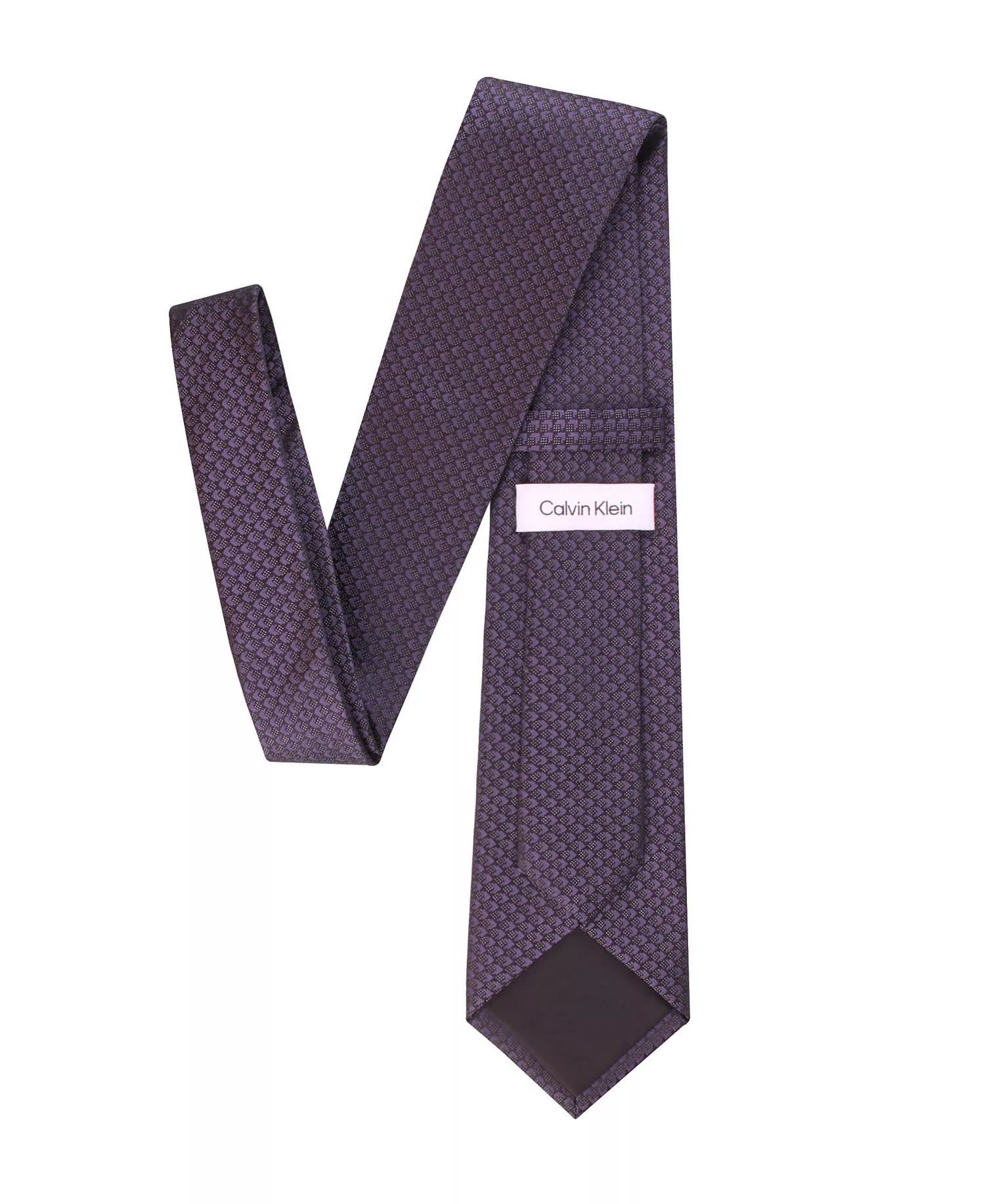 Men's Logan Geometric Tie - Purple - ONE SIZE